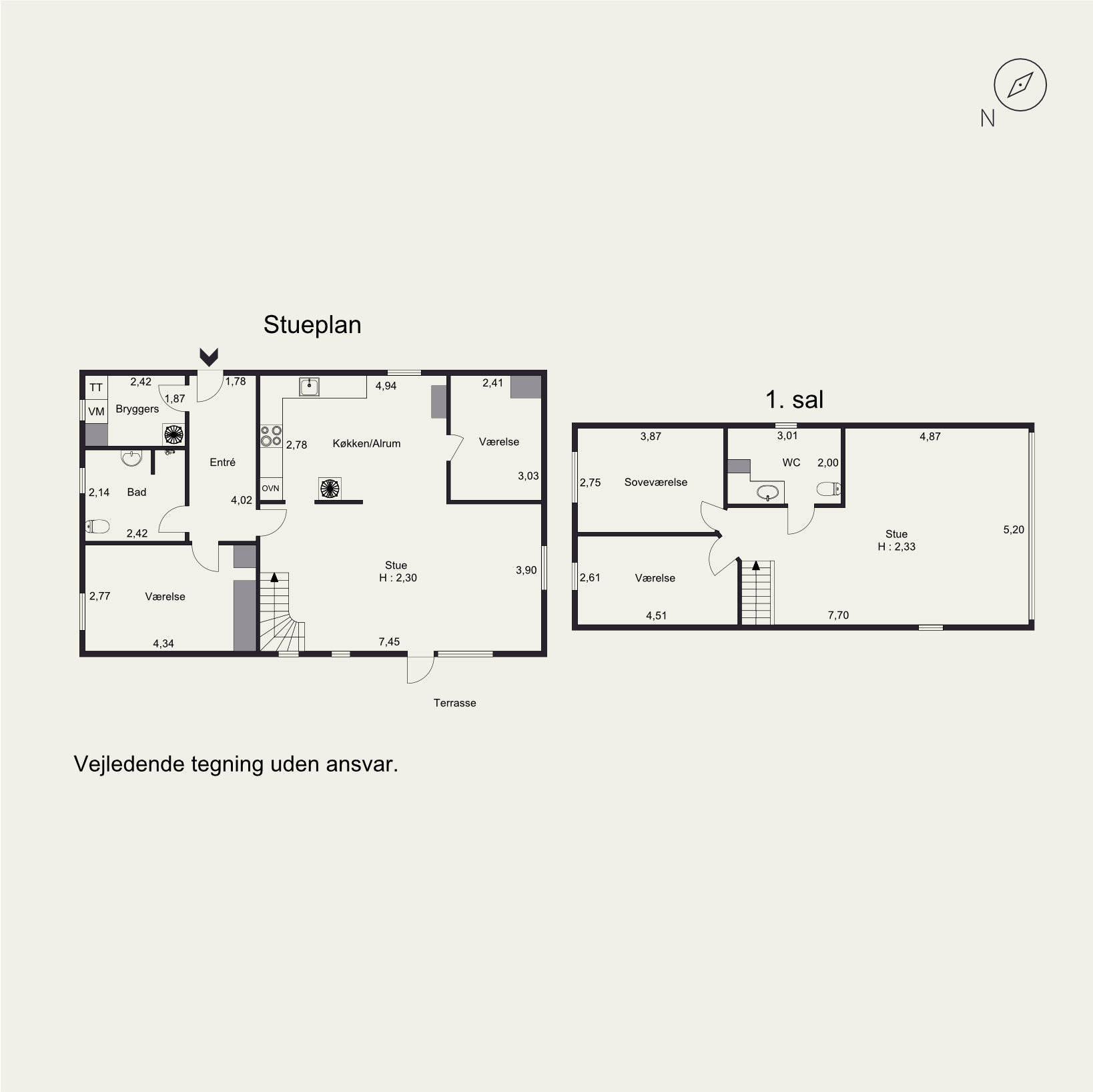 Plantegninger billede af Hovmarksvej 102, 8700 Horsens