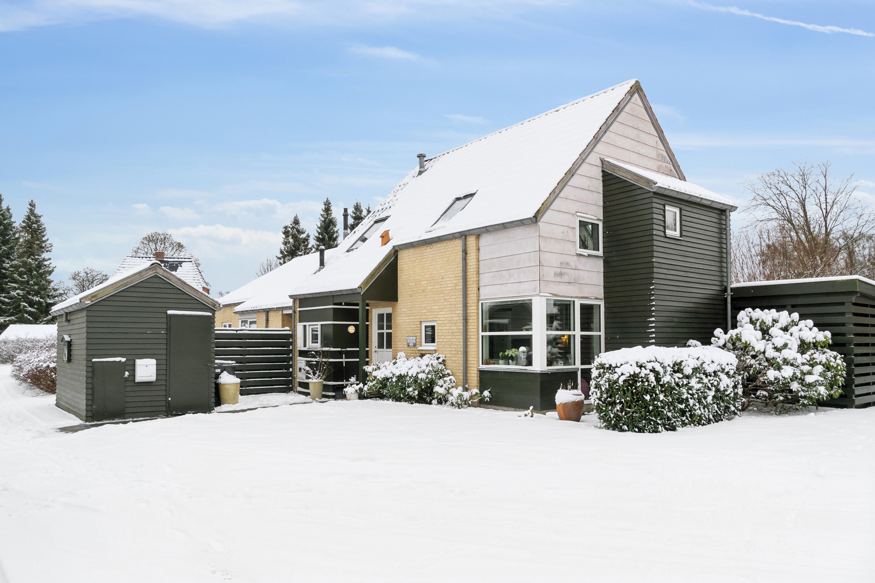 Andelsbolig: Set fra haven på Møllegårdsvej 51B, 8600 Silkeborg