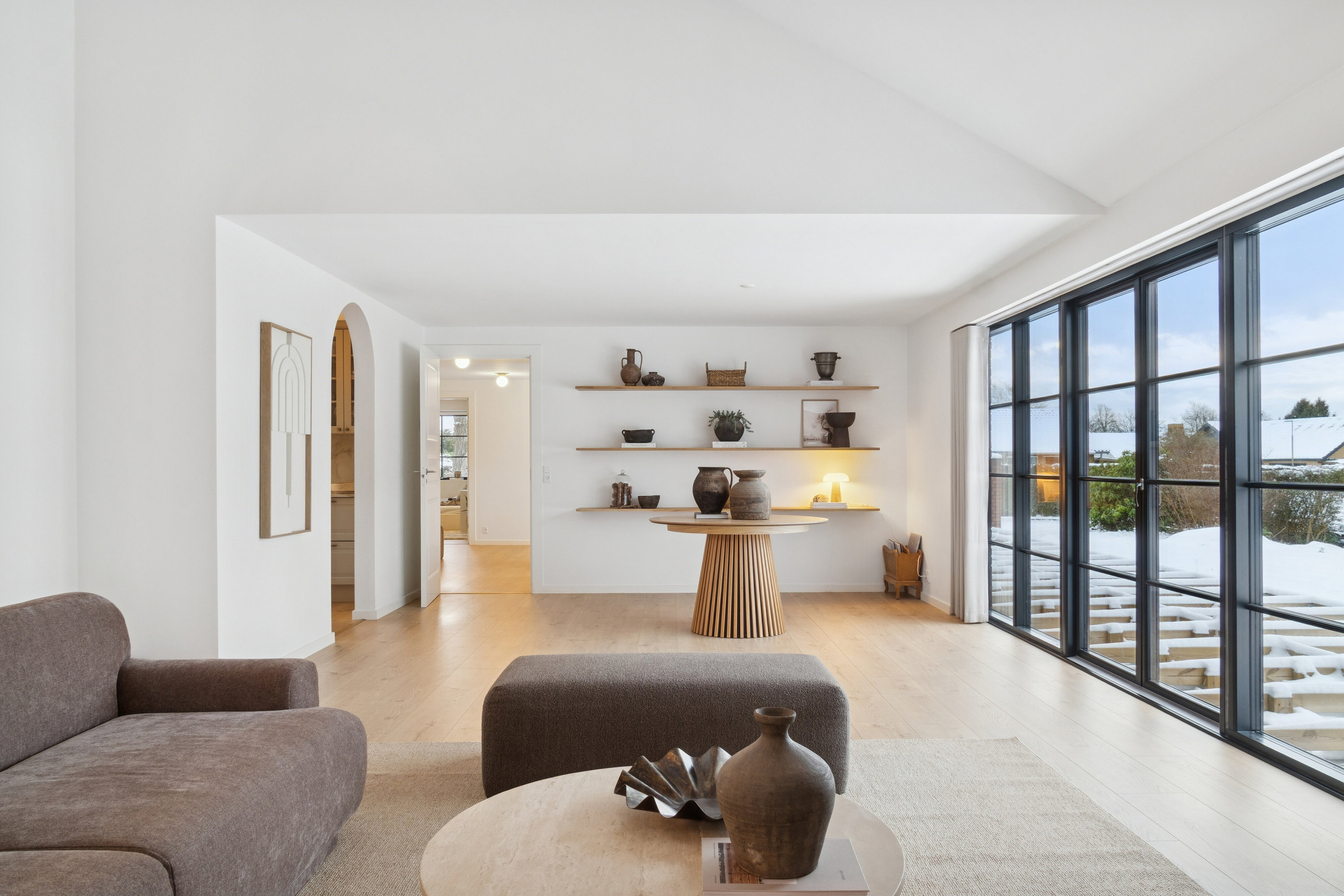 Fremhævet stue billede i fuldskærmstilstand. Billede af Kærvænget 17, 8310 Tranbjerg J