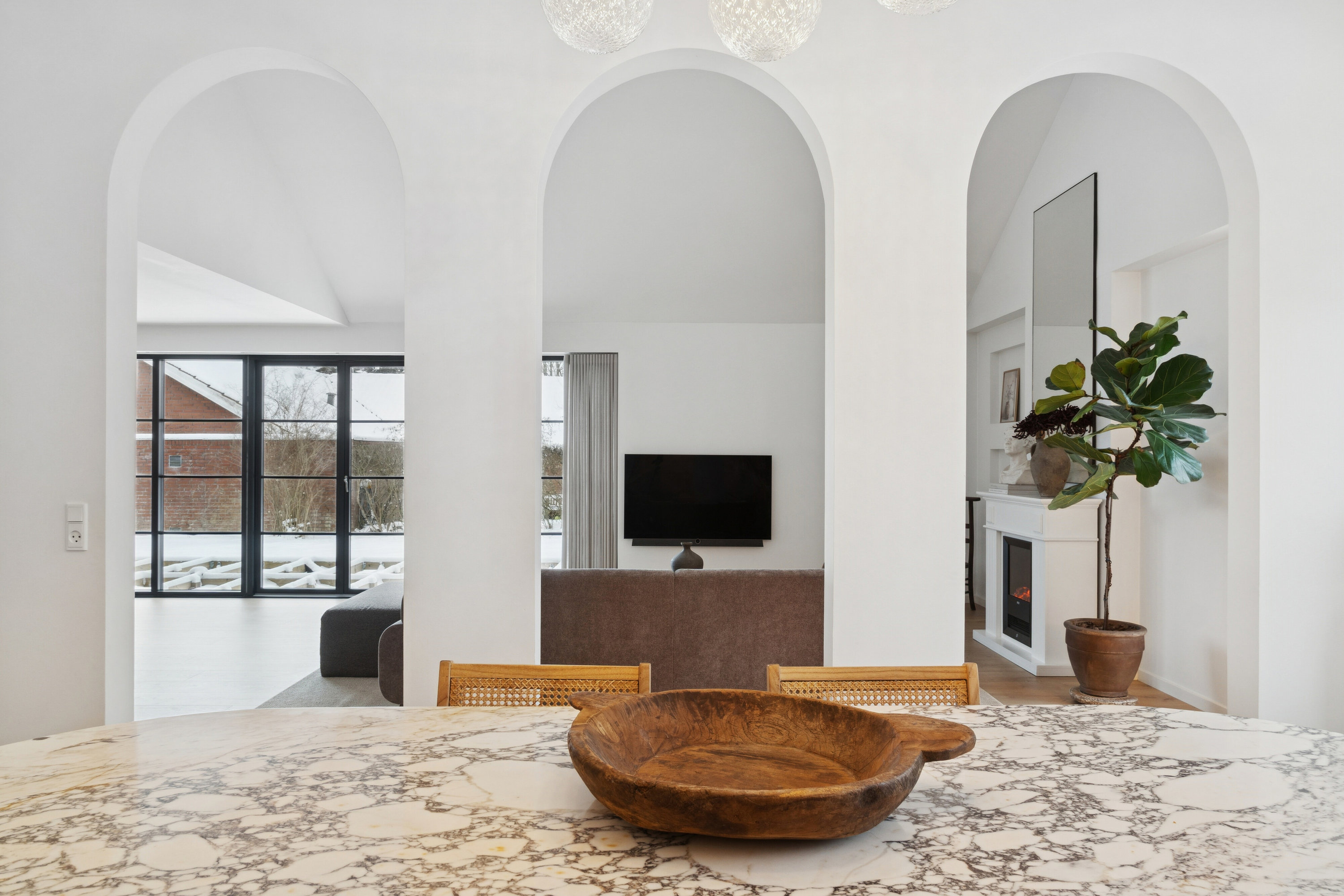 Fremhævet stue/alrum billede i fuldskærmstilstand. Billede af Kærvænget 17, 8310 Tranbjerg J