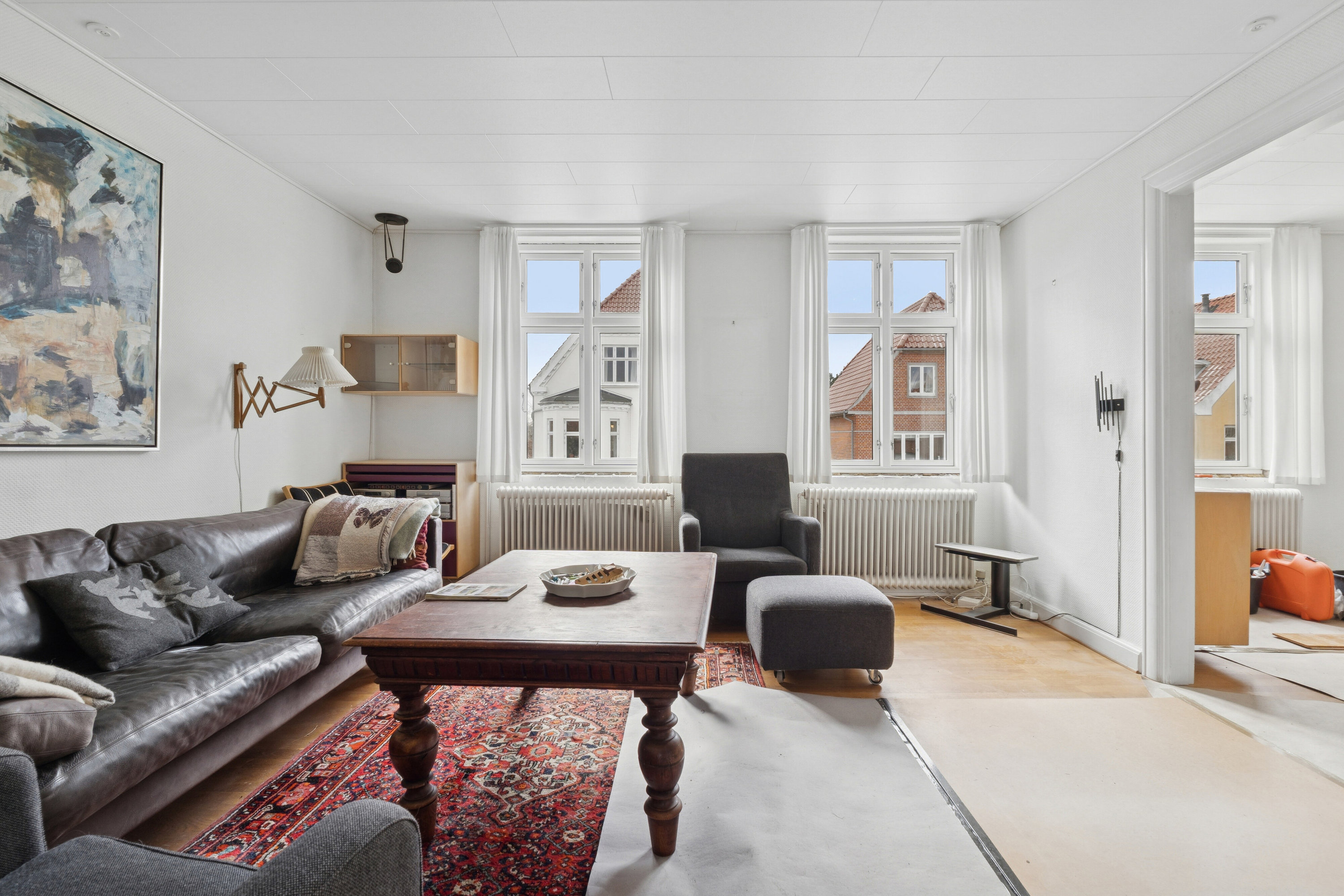 Fremhævet stue billede i fuldskærmstilstand. Billede af Nymarksvej 22, 5800 Nyborg