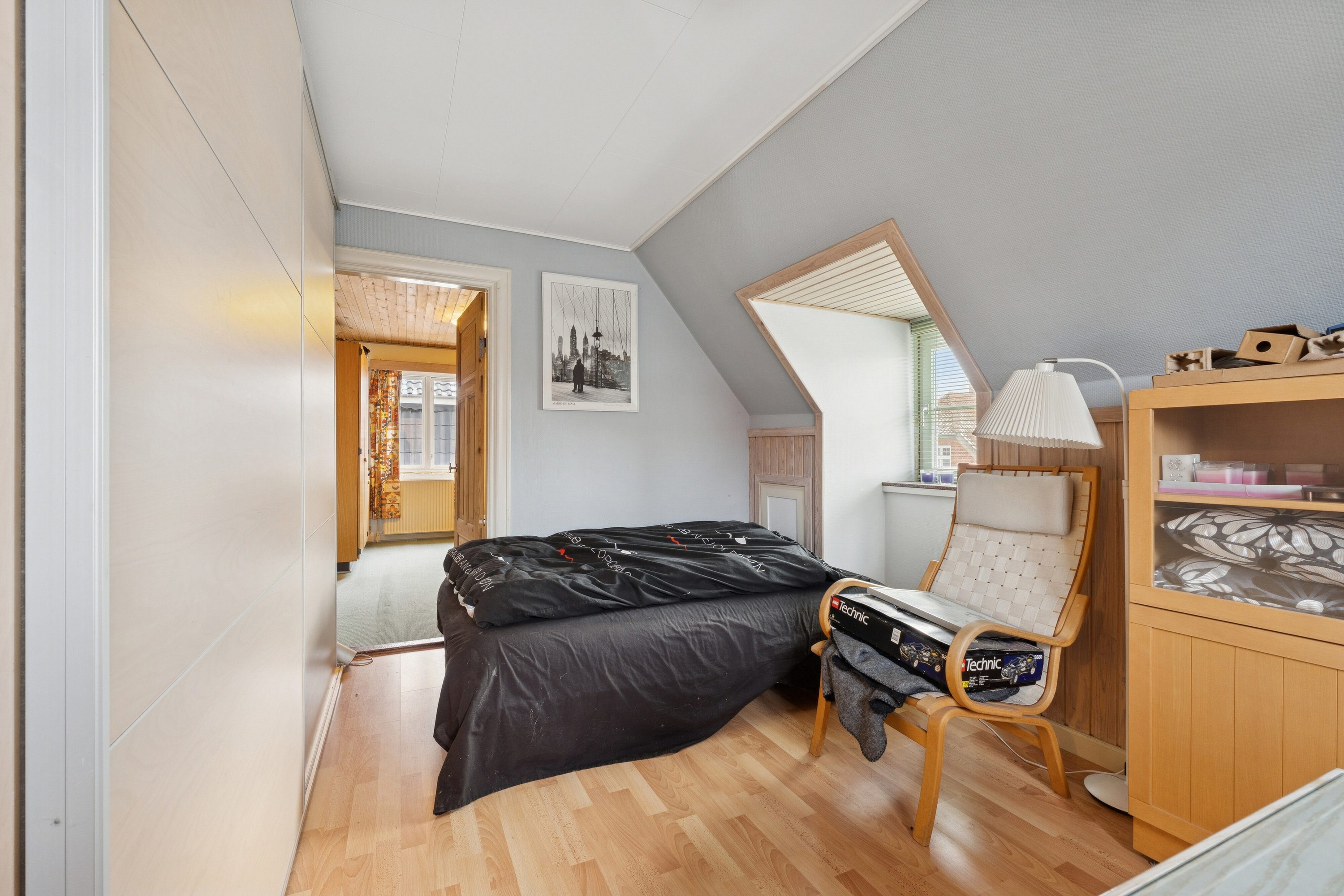 Fremhævet soveværelse billede i fuldskærmstilstand. Billede af Nymarksvej 22, 5800 Nyborg