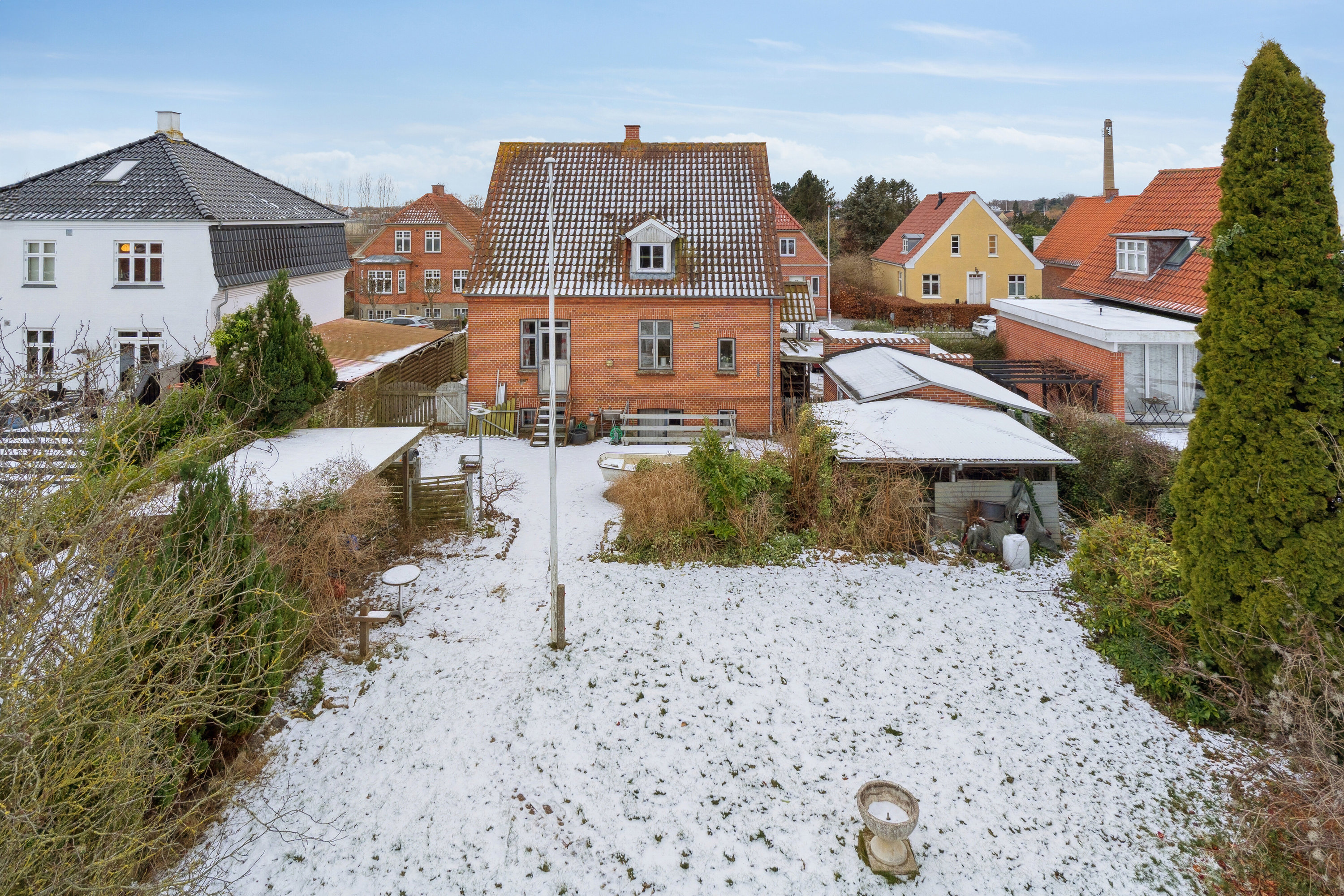 Miniaturebillede 1: luftfoto. Billede af Nymarksvej 22, 5800 Nyborg