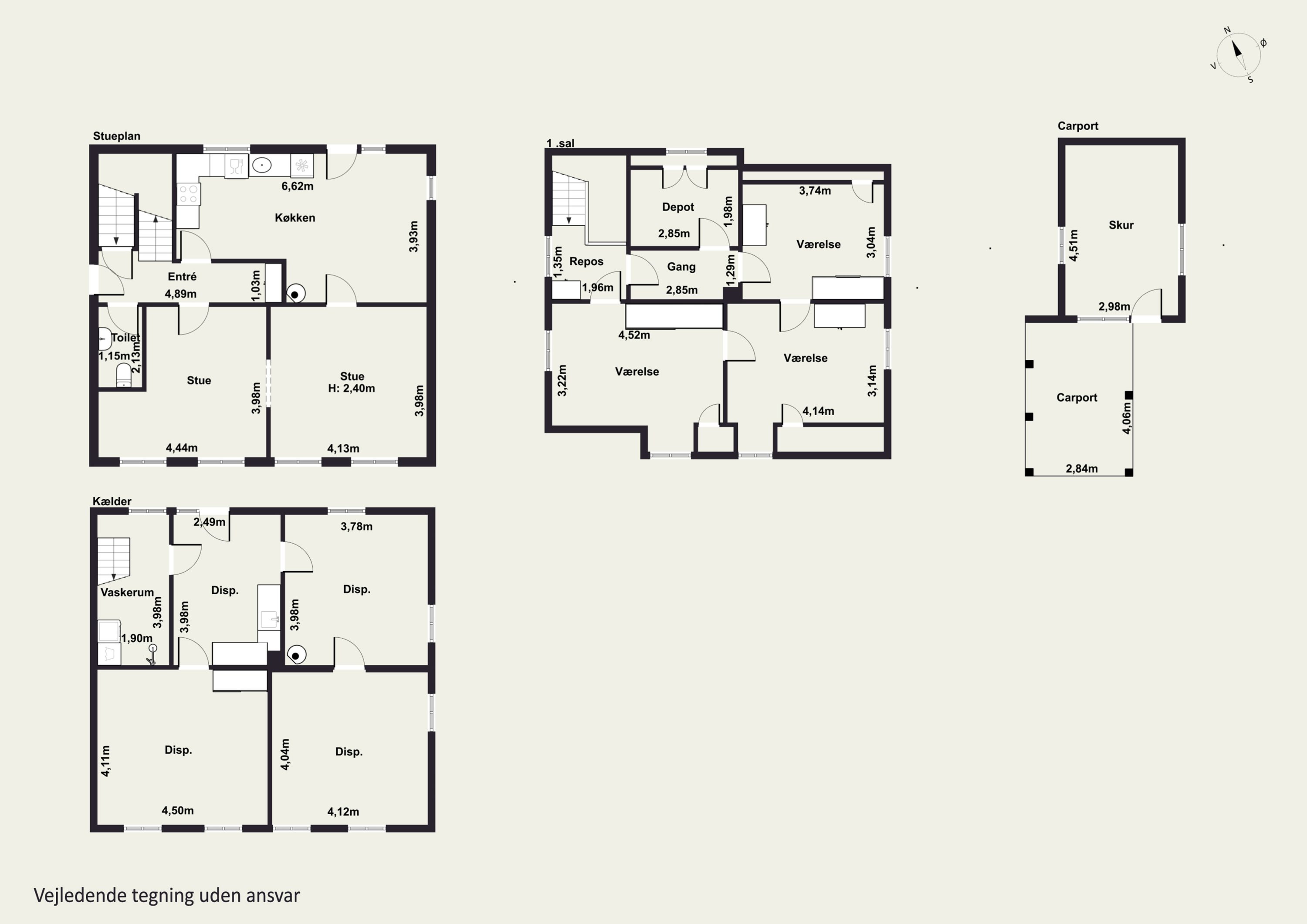 Plantegninger billede af Nymarksvej 22, 5800 Nyborg