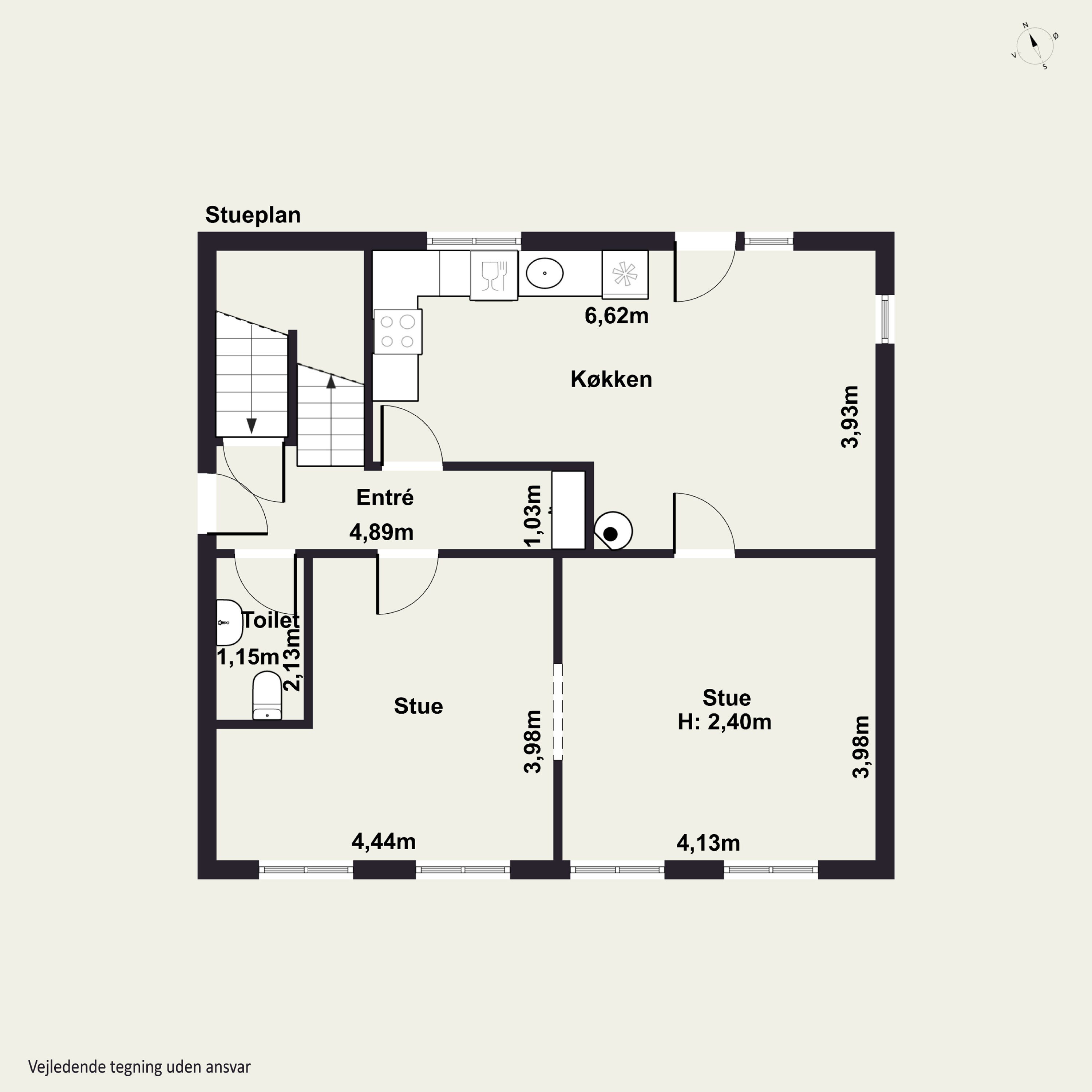 Plantegninger billede af Nymarksvej 22, 5800 Nyborg