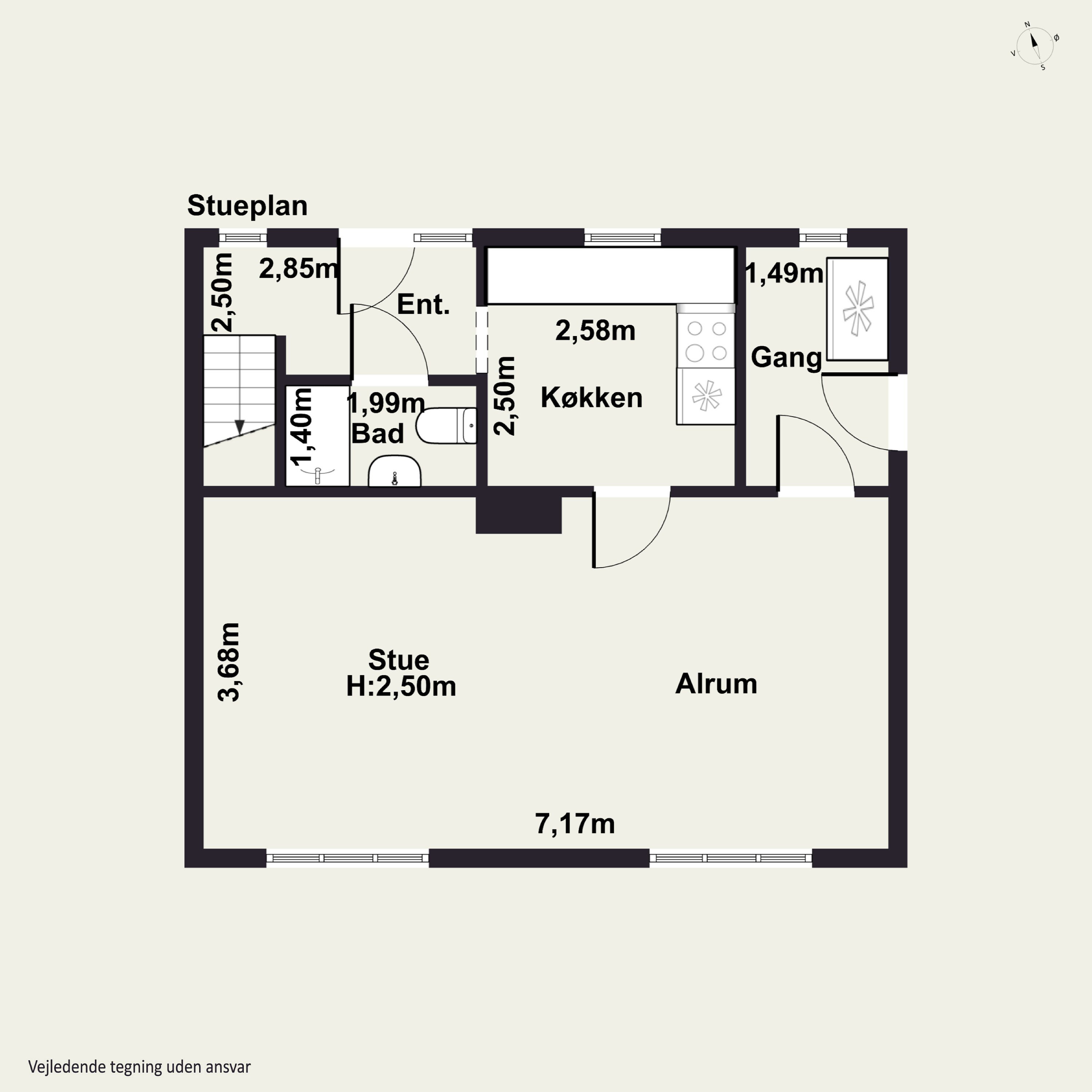 Plantegninger billede af Henriks Alle 8, 4400 Kalundborg