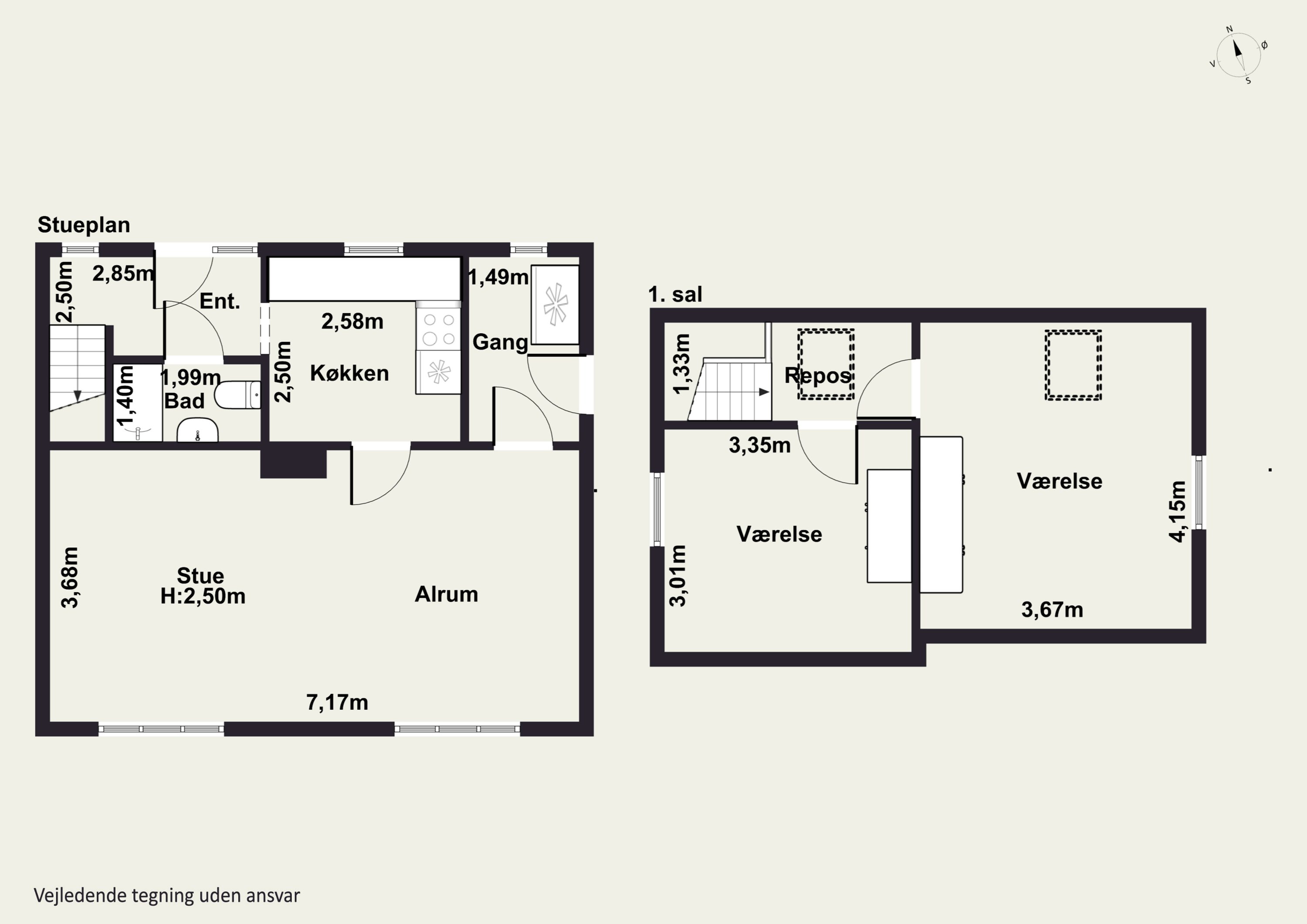 Plantegninger billede af Henriks Alle 8, 4400 Kalundborg