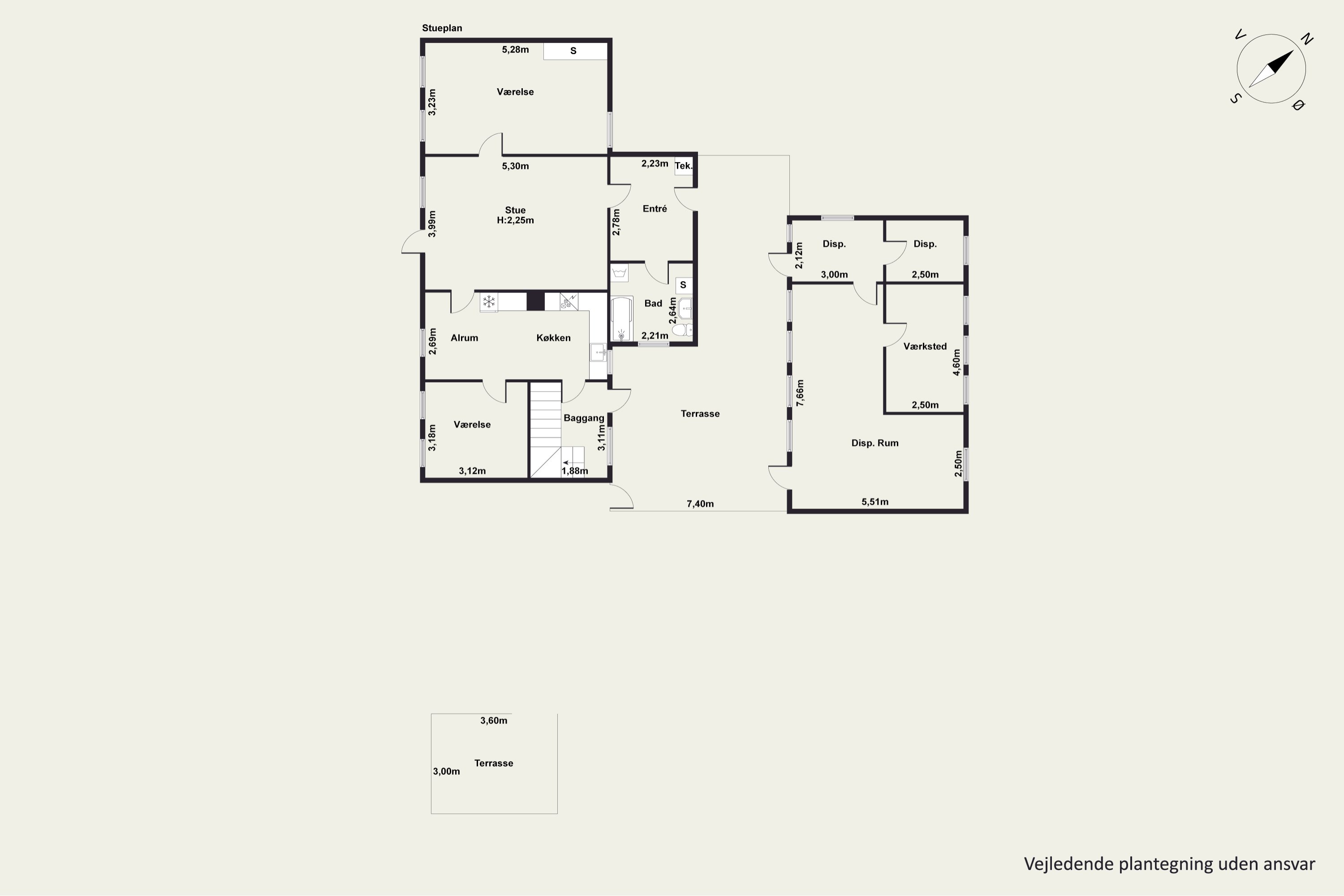 Plantegninger billede af Bjælkerupvej 142, 4672 Klippinge