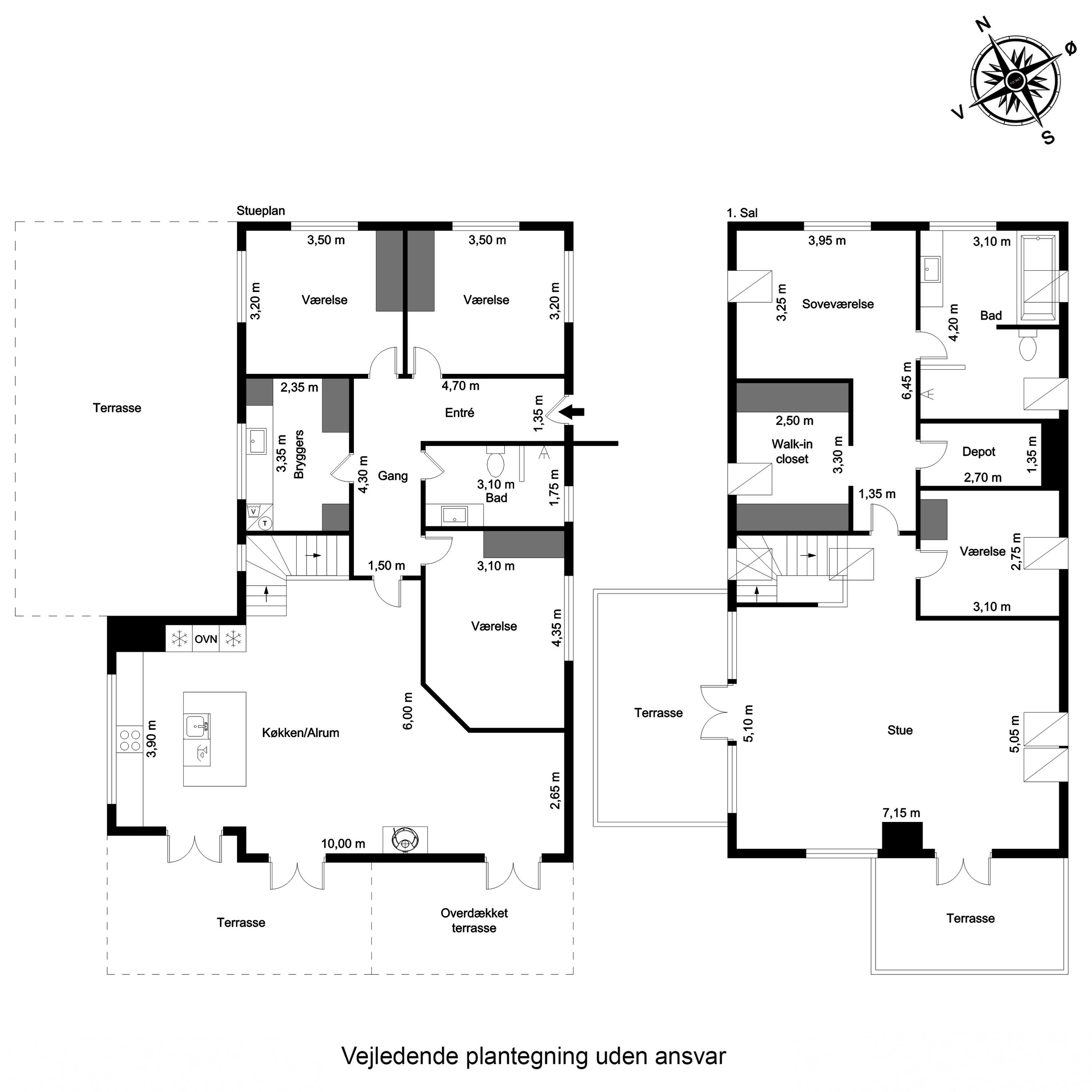 Plantegninger billede af Gl Guldagervej 17B, Hjerting, 6710 Esbjerg V