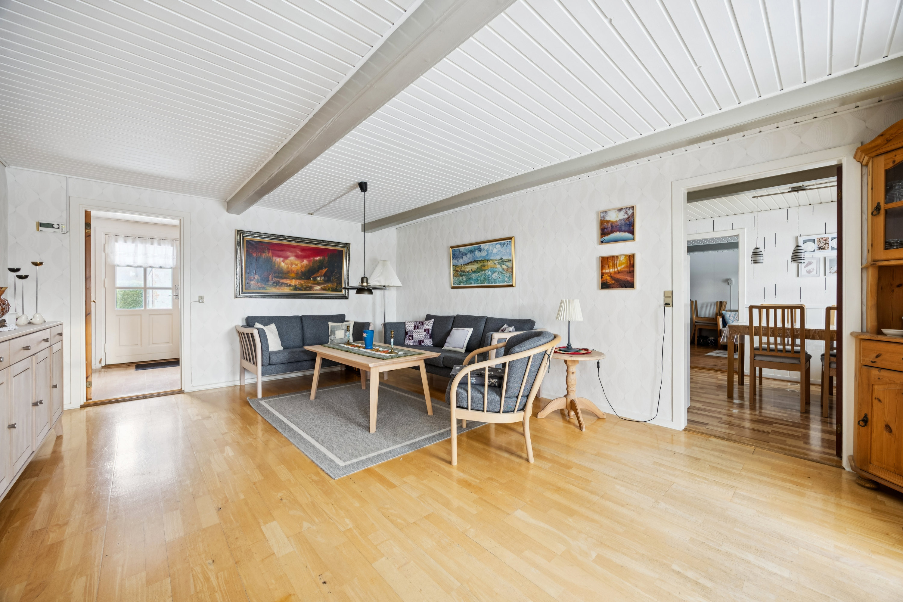 Fremhævet spisestue billede i fuldskærmstilstand. Billede af Bjælkerupvej 142, 4672 Klippinge