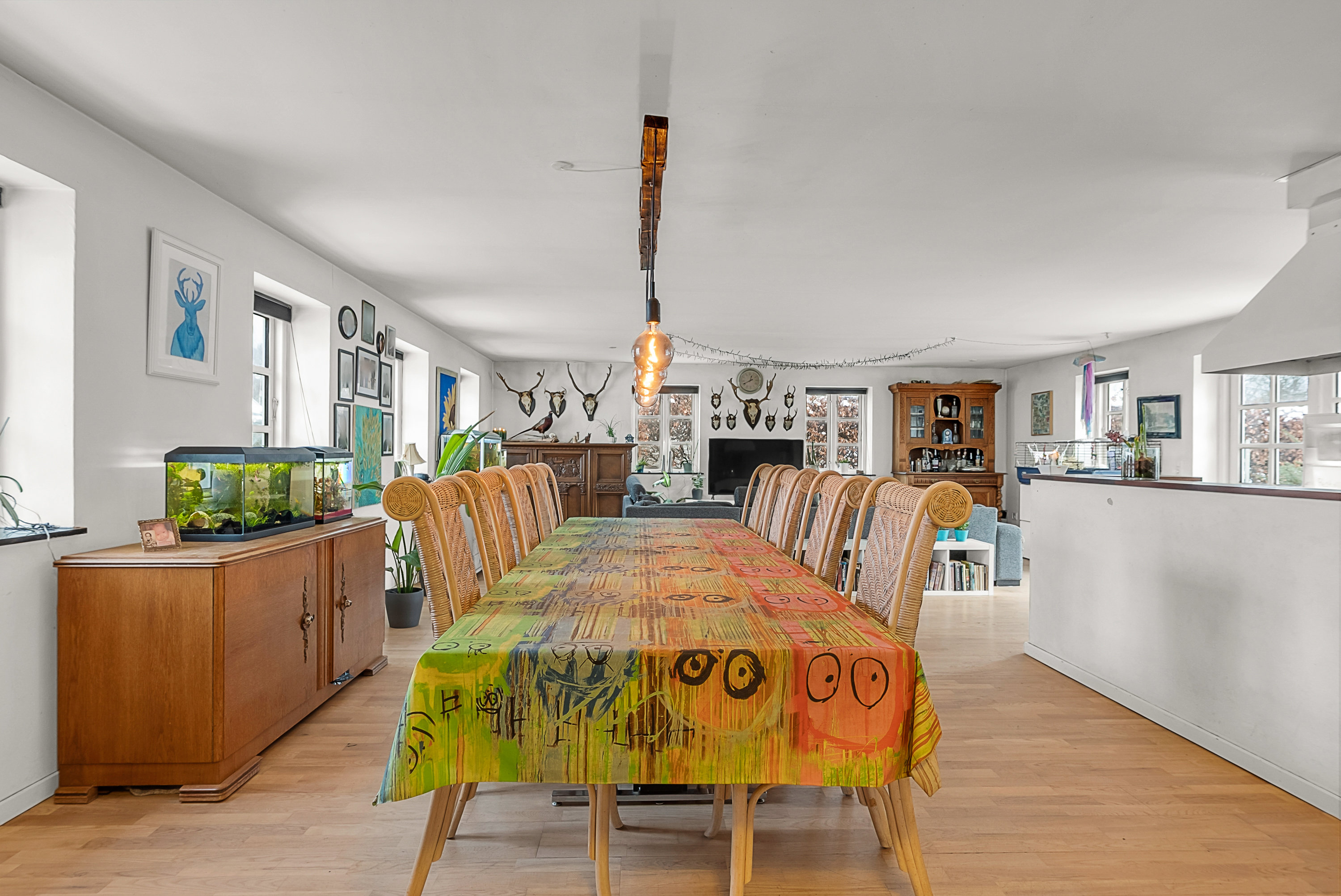 Fremhævet stue billede i fuldskærmstilstand. Billede af Hedebovej 3, Heden, 5750 Ringe