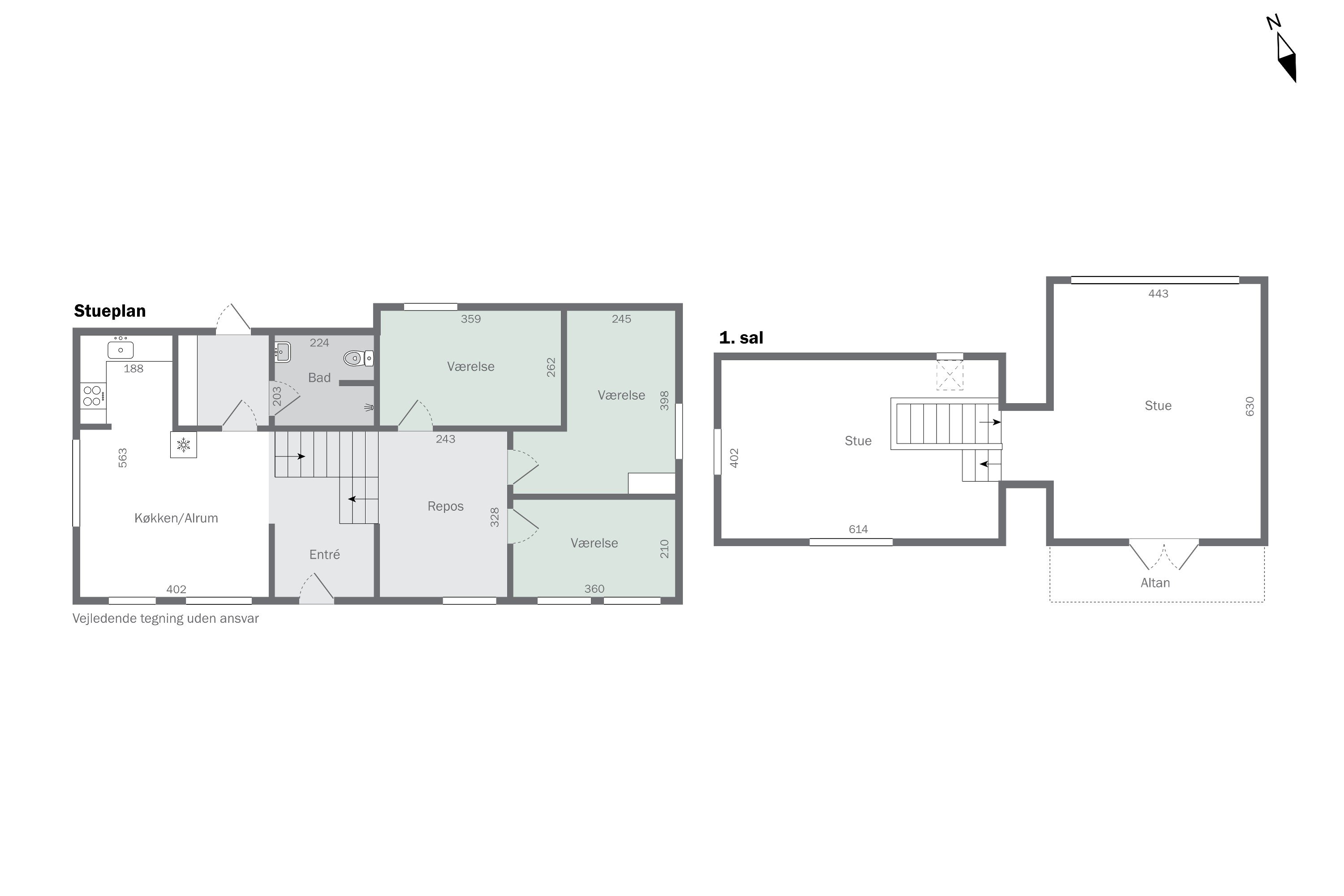 Plantegninger billede af Degnegyden 1, Kristiansminde, 5450 Otterup