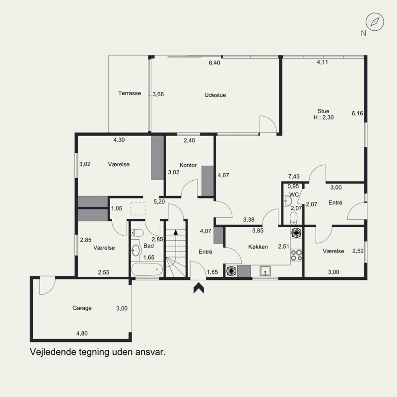 Plantegninger billede af Bøgealle 7, Skodborg, 6630 Rødding
