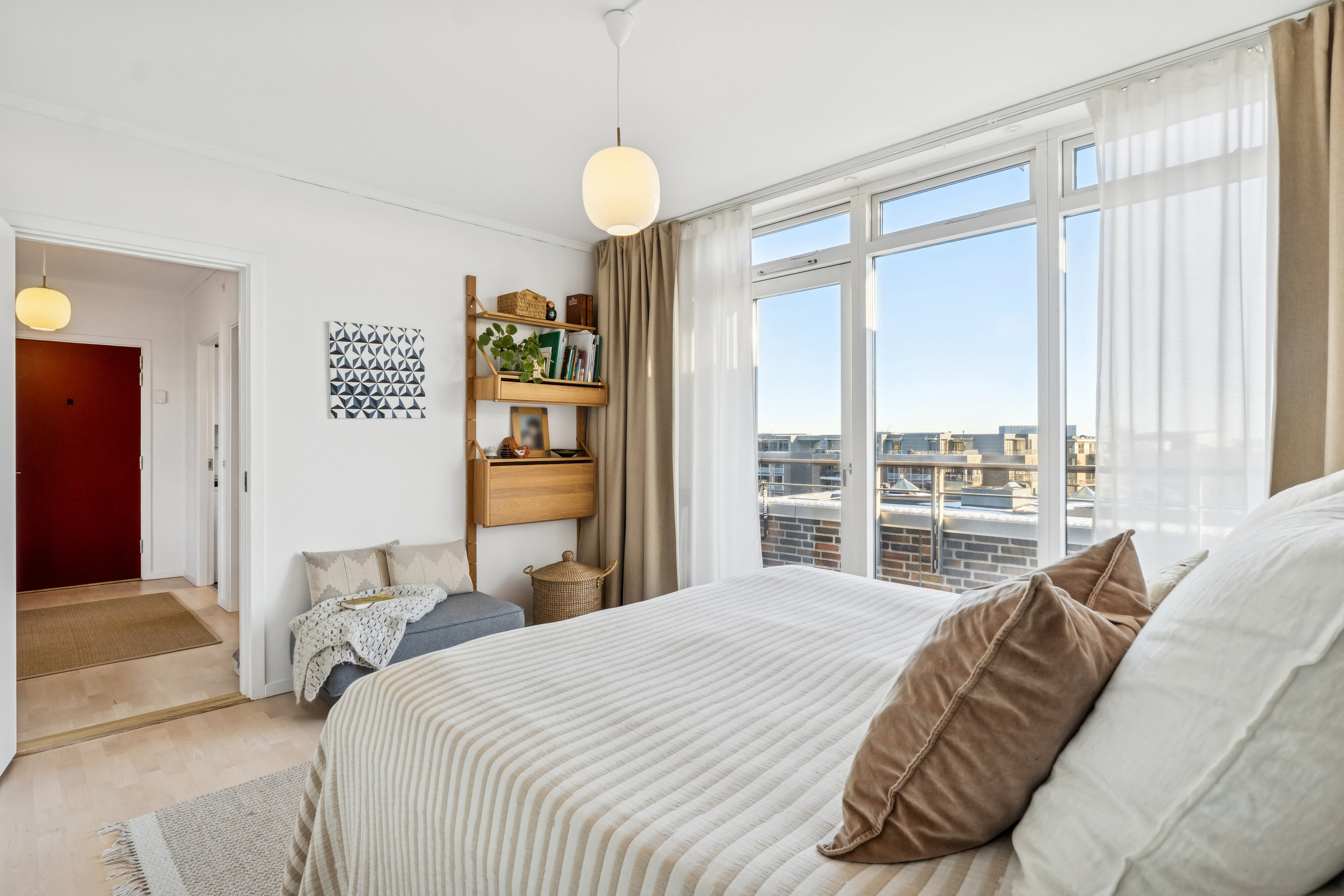 Fremhævet soveværelse billede i fuldskærmstilstand. Billede af Erik Eriksens Gade 9, 6. tv., 2300 København S