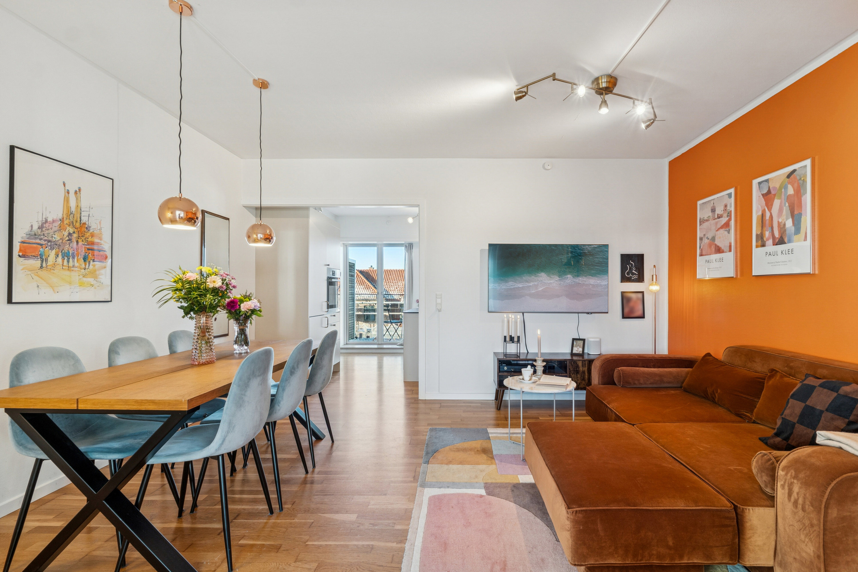 Fremhævet stue billede i fuldskærmstilstand. Billede af Bergthorasgade 15, 6. 1., 2300 København S