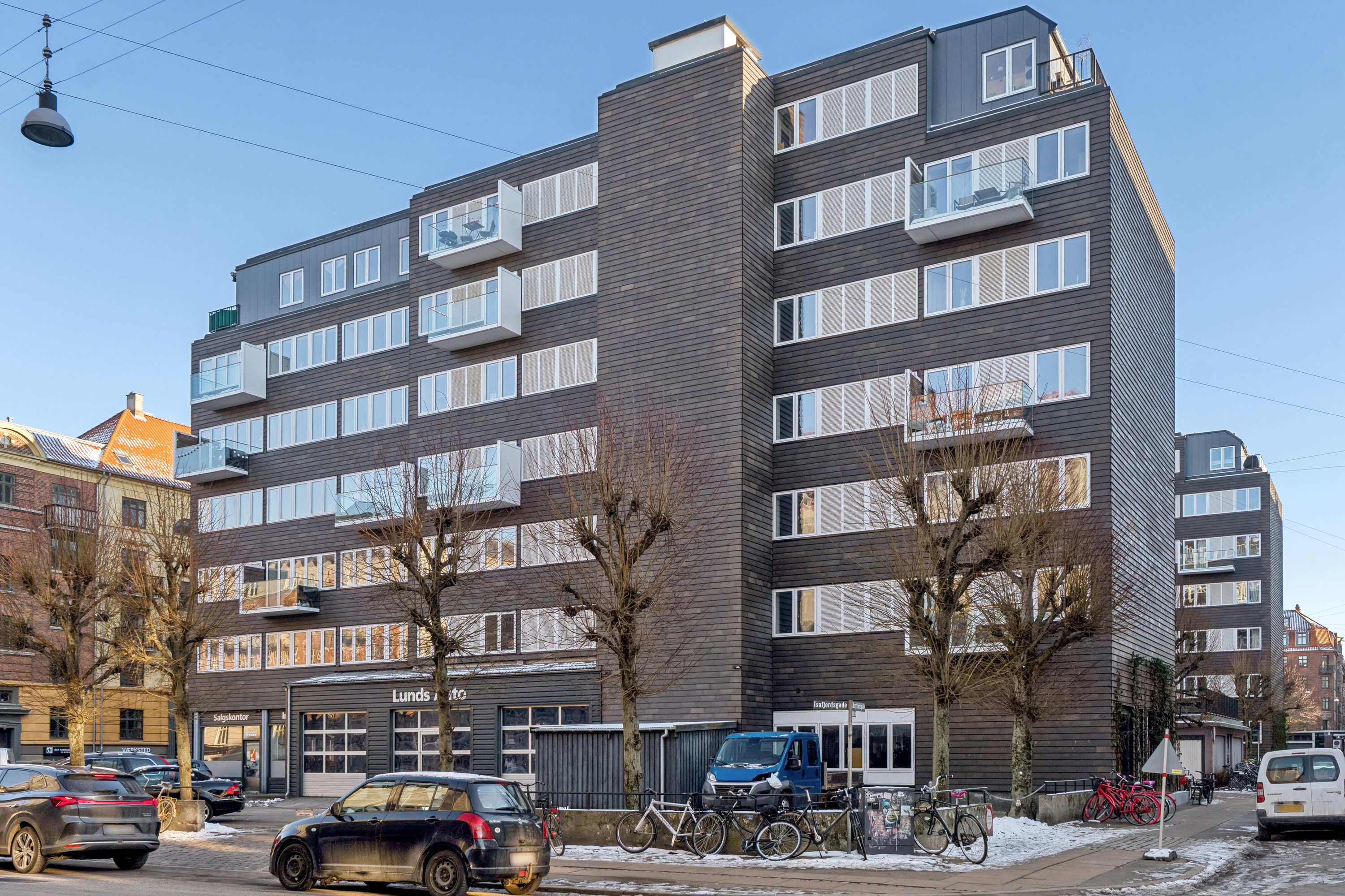 Fremhævet facade billede i fuldskærmstilstand. Billede af Bergthorasgade 15, 6. 1., 2300 København S