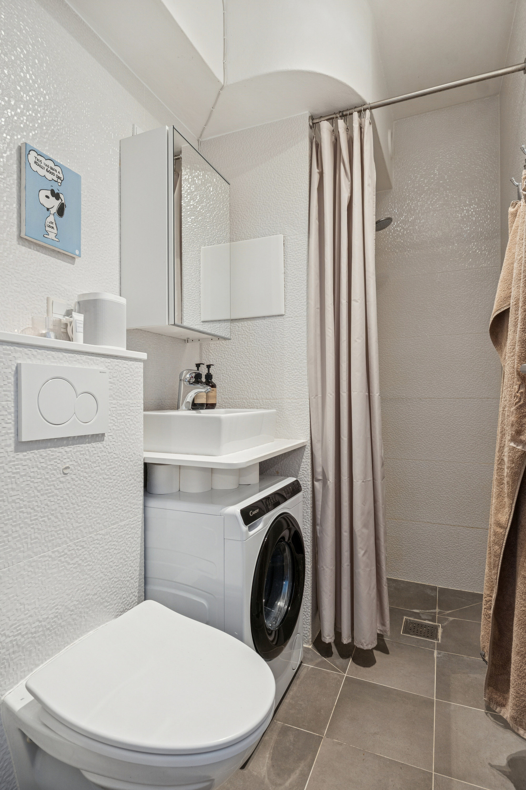 Fremhævet badeværelse billede i fuldskærmstilstand. Billede af Bergthorasgade 15, 6. 1., 2300 København S