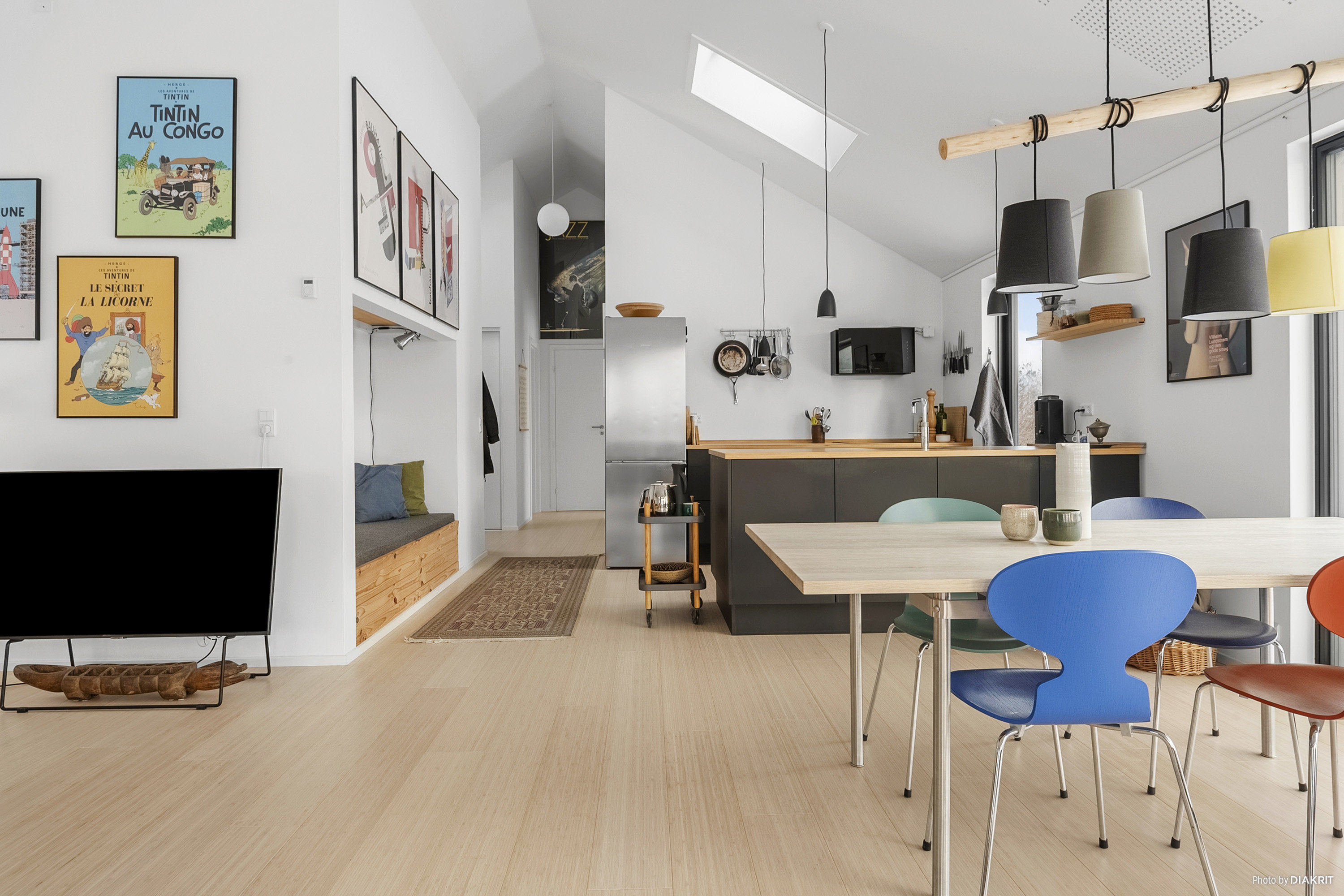 Fremhævet køkken billede i fuldskærmstilstand. Billede af Kystvejen 102, Rude Strand, 8300 Odder