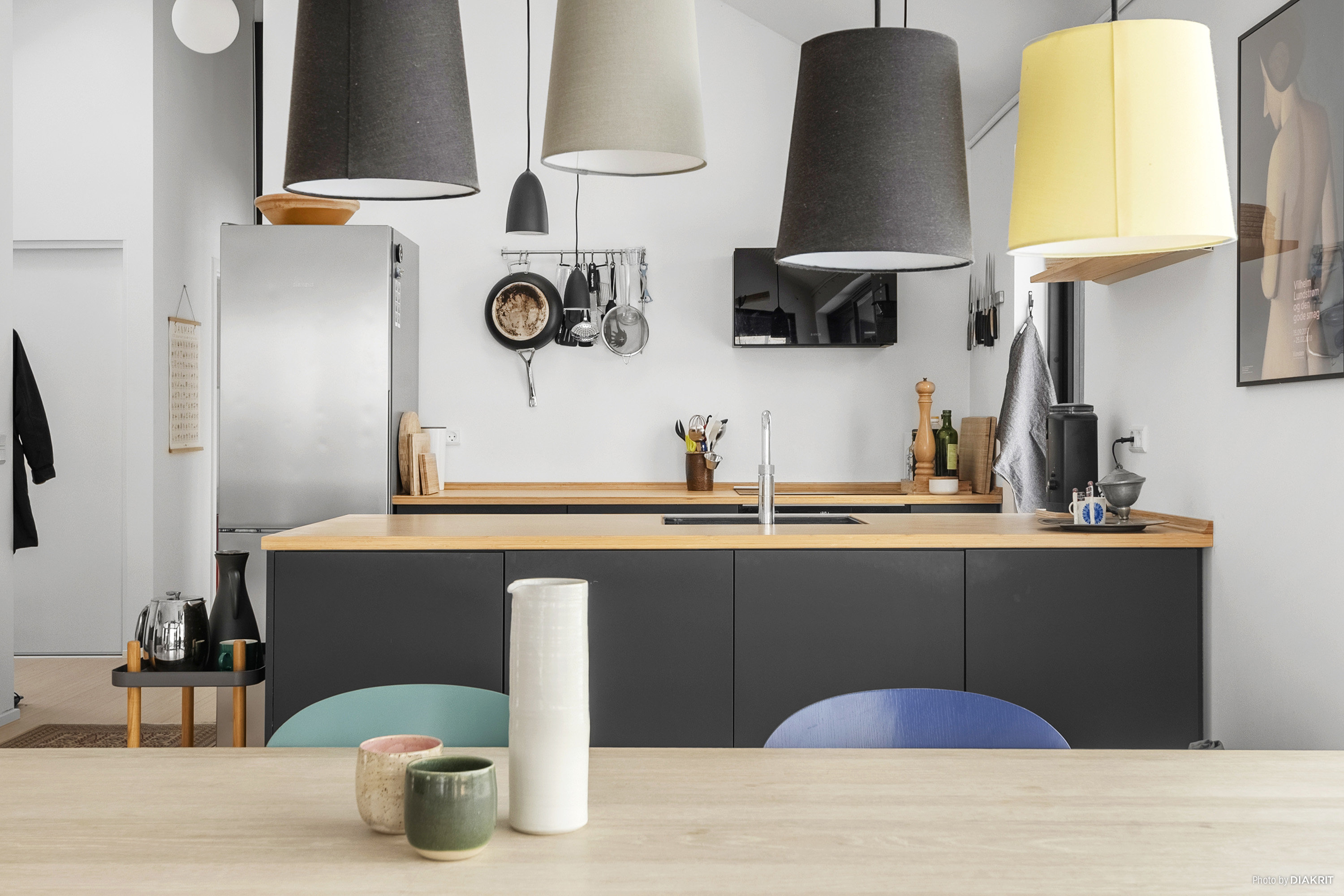 Fremhævet køkken billede i fuldskærmstilstand. Billede af Kystvejen 102, Rude Strand, 8300 Odder