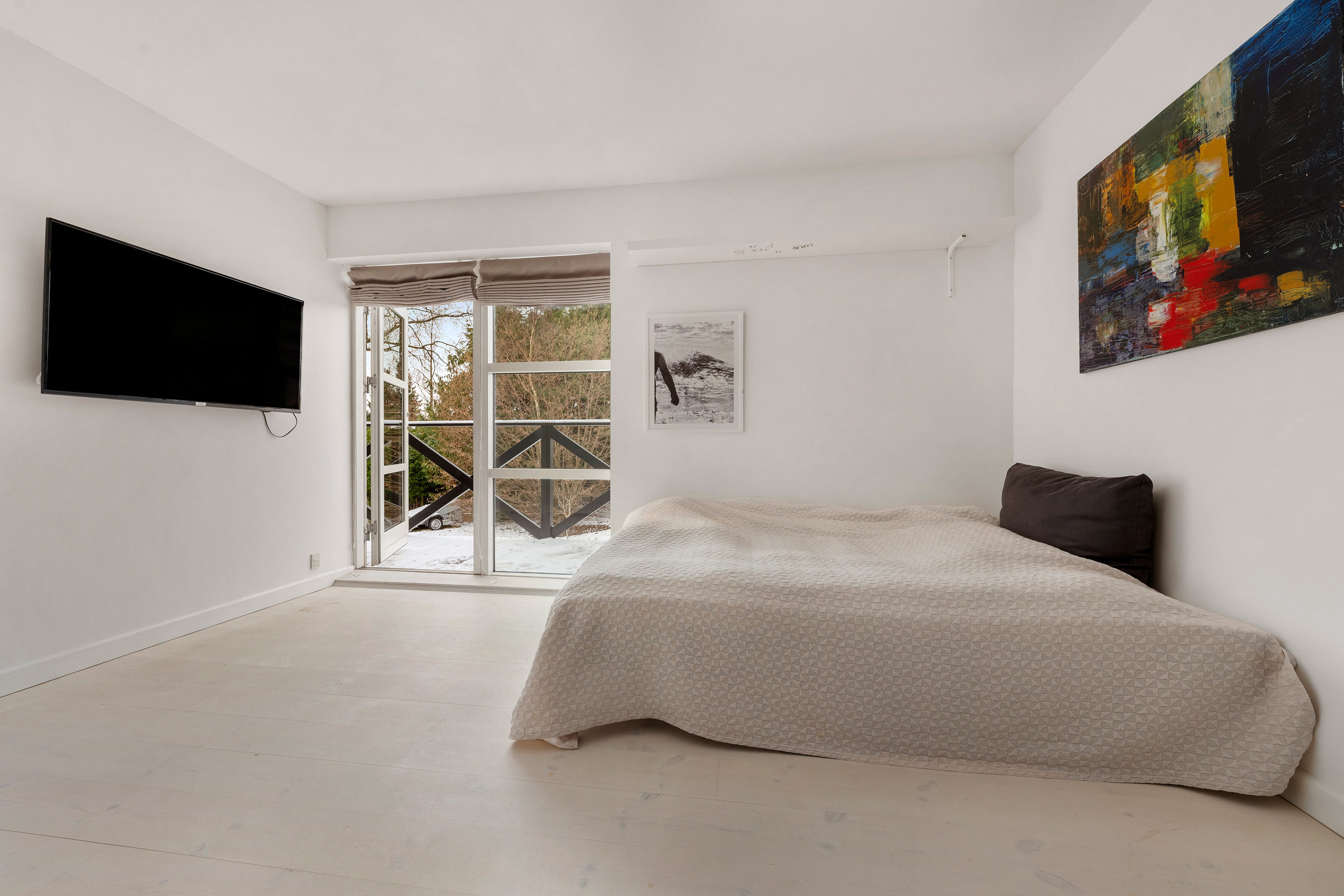 Fremhævet soveværelse billede i fuldskærmstilstand. Billede af Stakkeledet 3, 2970 Hørsholm