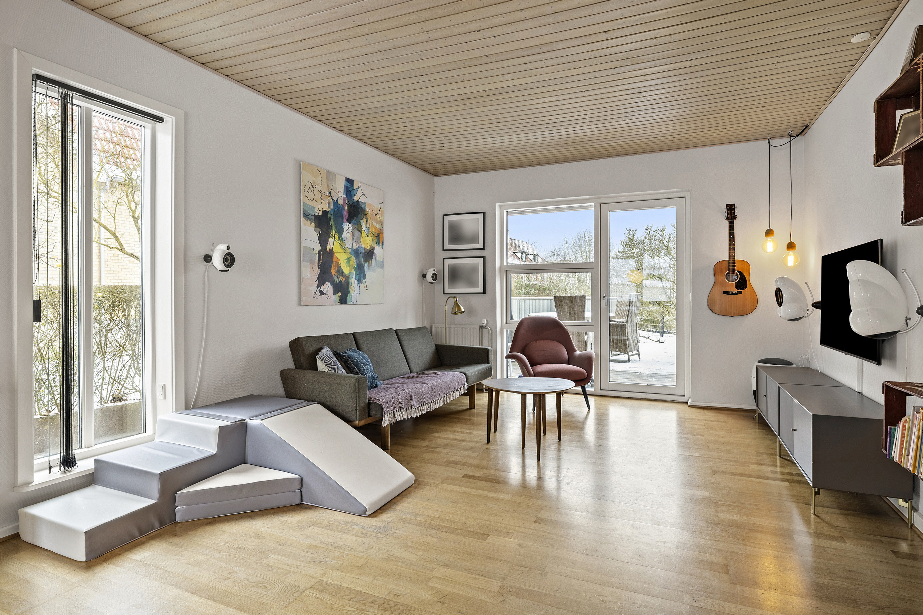 Fremhævet stue billede i fuldskærmstilstand. Billede af Kirkevej 20, 4241 Vemmelev