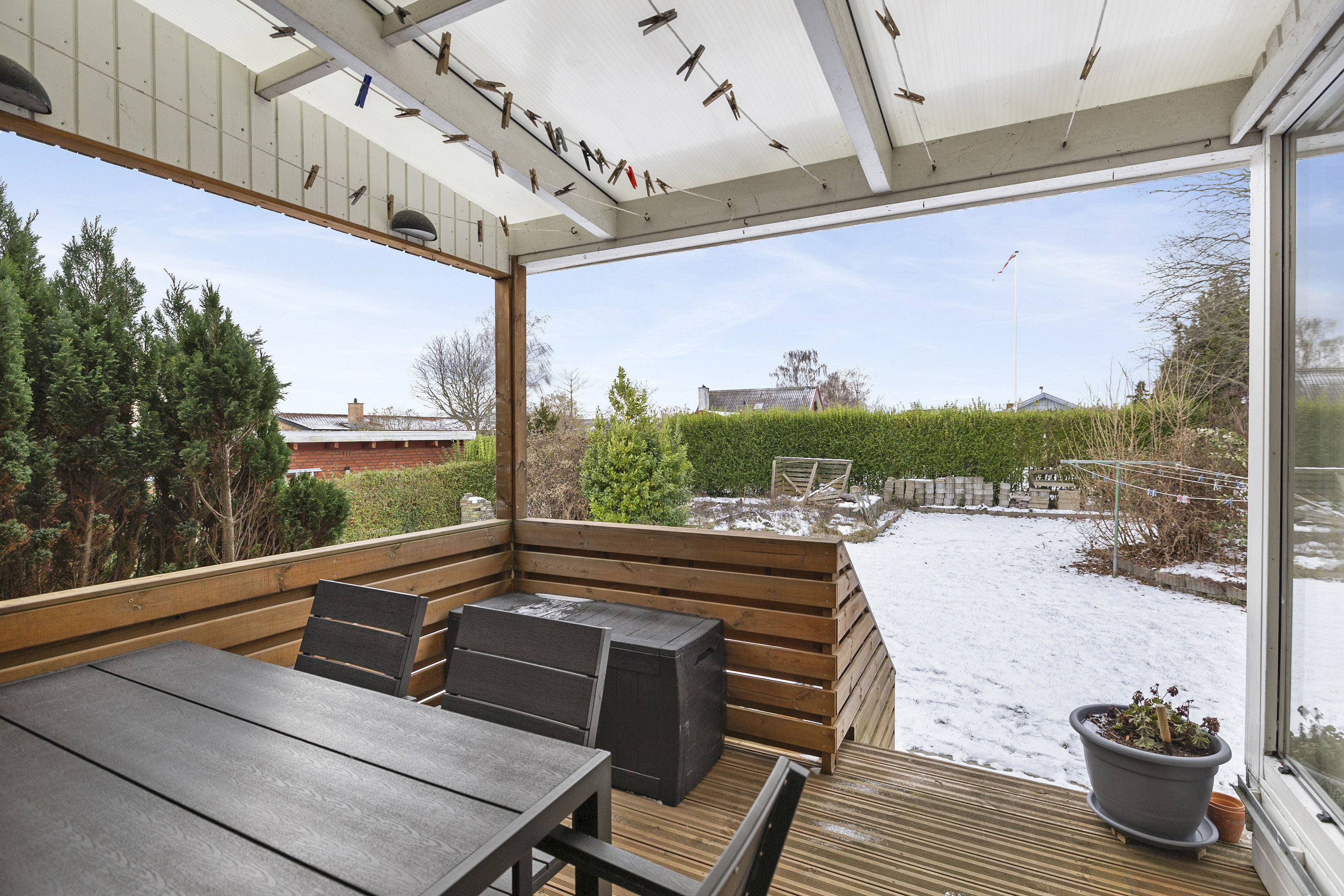 Fremhævet terrasse billede i fuldskærmstilstand. Billede af Agersøvej 10, Korsør Syd, 4220 Korsør