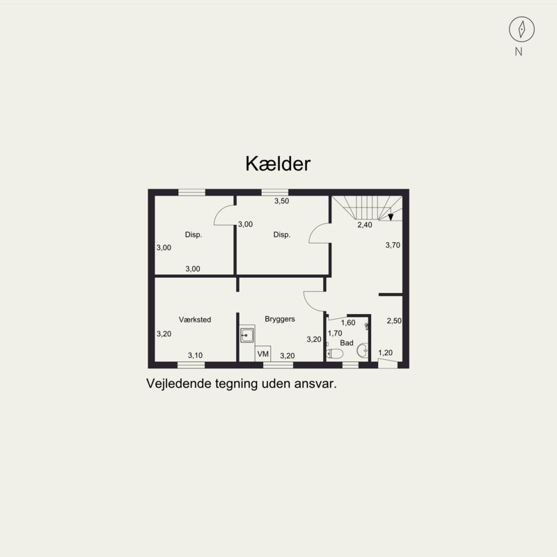 Plantegninger billede af Ribevej 31, Sdr Hygum, 6630 Rødding
