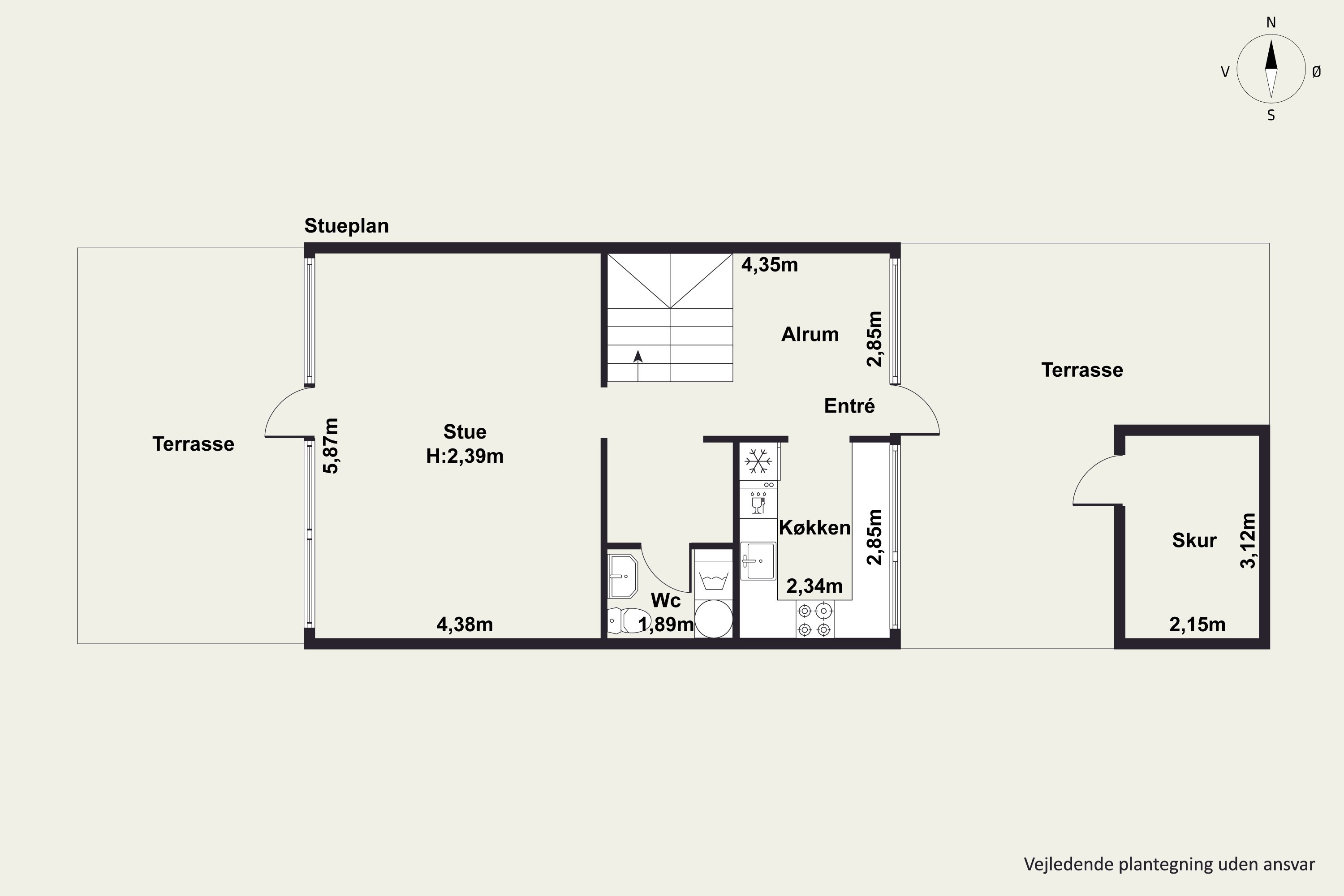 Plantegninger billede af Sankt Bendts Alle 55, 2630 Taastrup