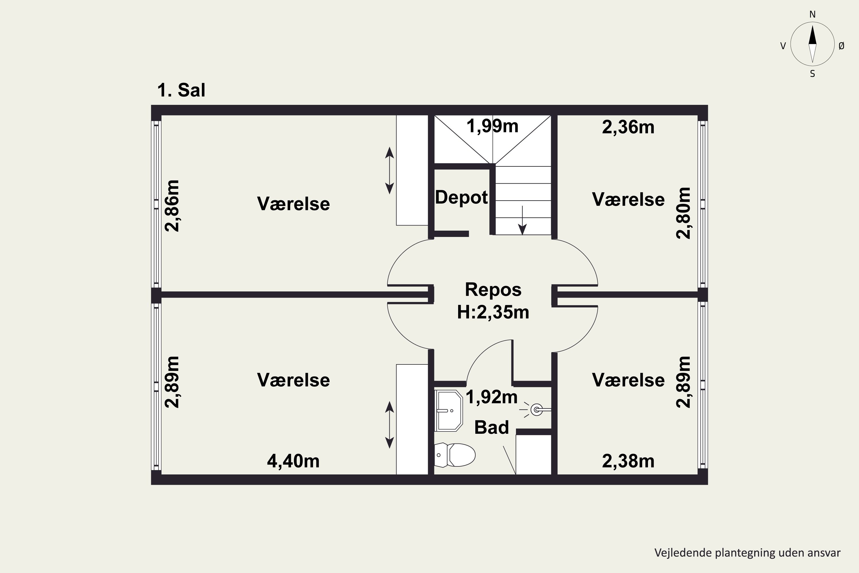 Plantegninger billede af Sankt Bendts Alle 55, 2630 Taastrup