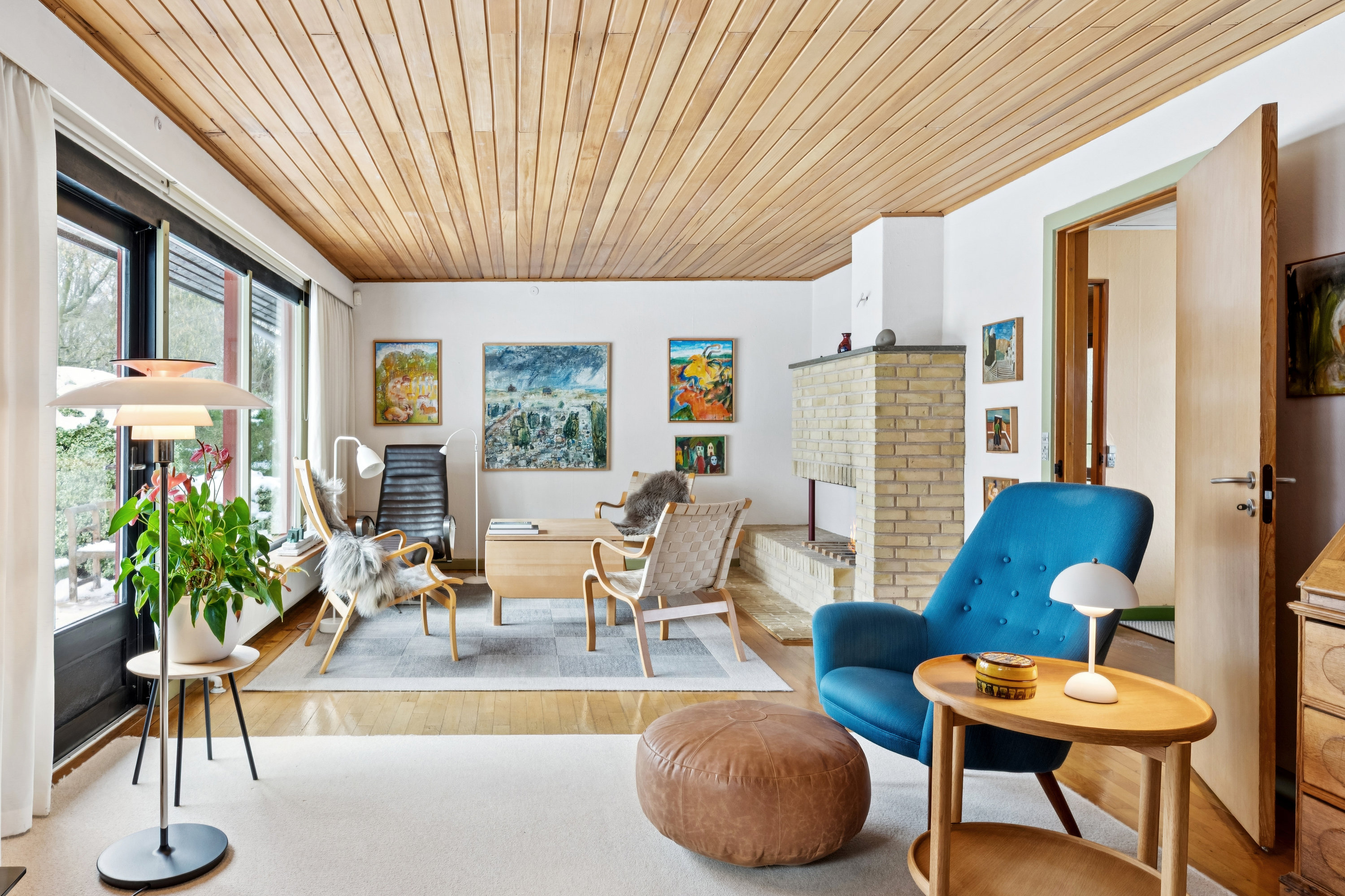 Fremhævet stue billede i fuldskærmstilstand. Billede af Tjørneholmen 14, 2630 Taastrup