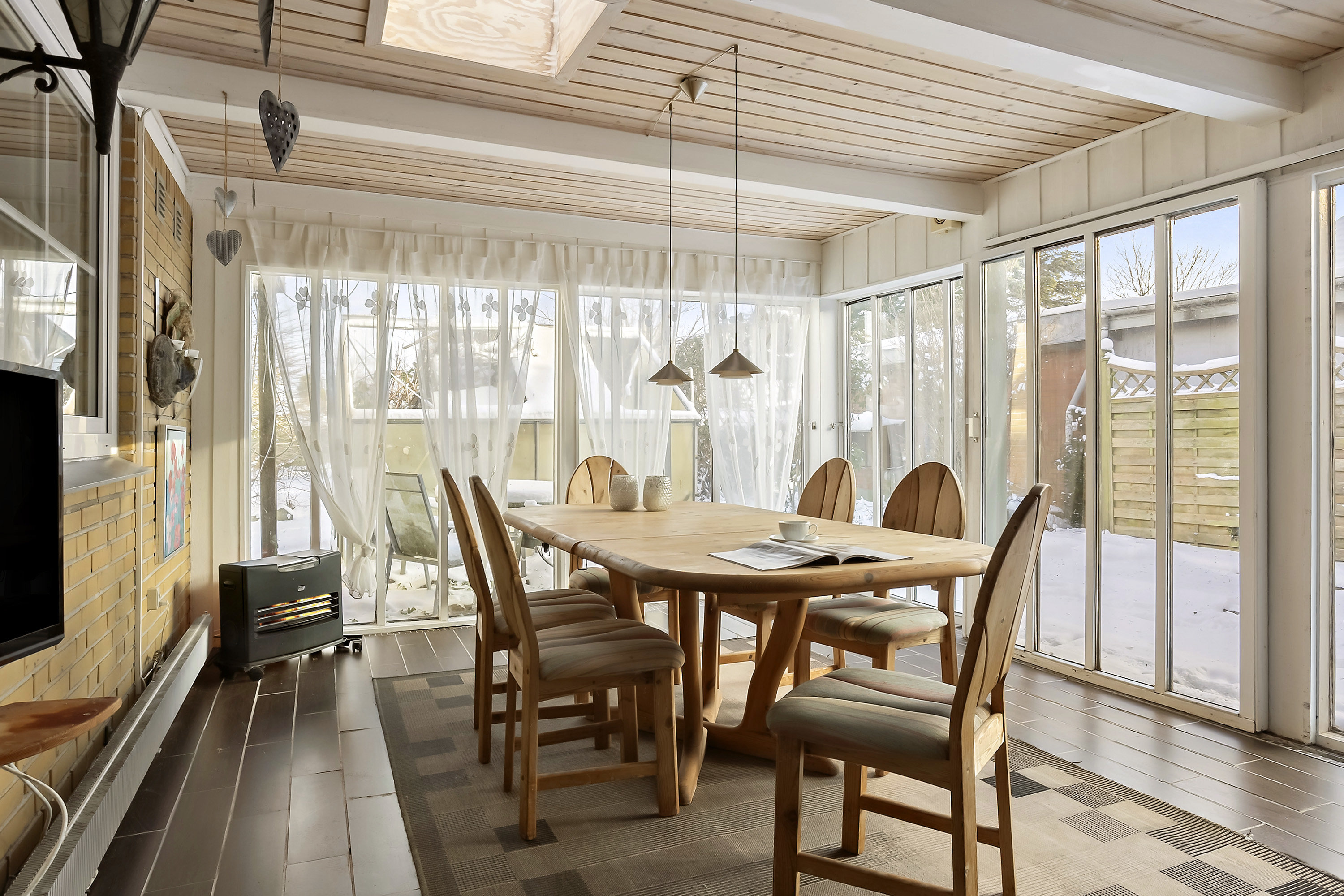 Fremhævet spisestue billede i fuldskærmstilstand. Billede af Bøgealle 7, Skodborg, 6630 Rødding