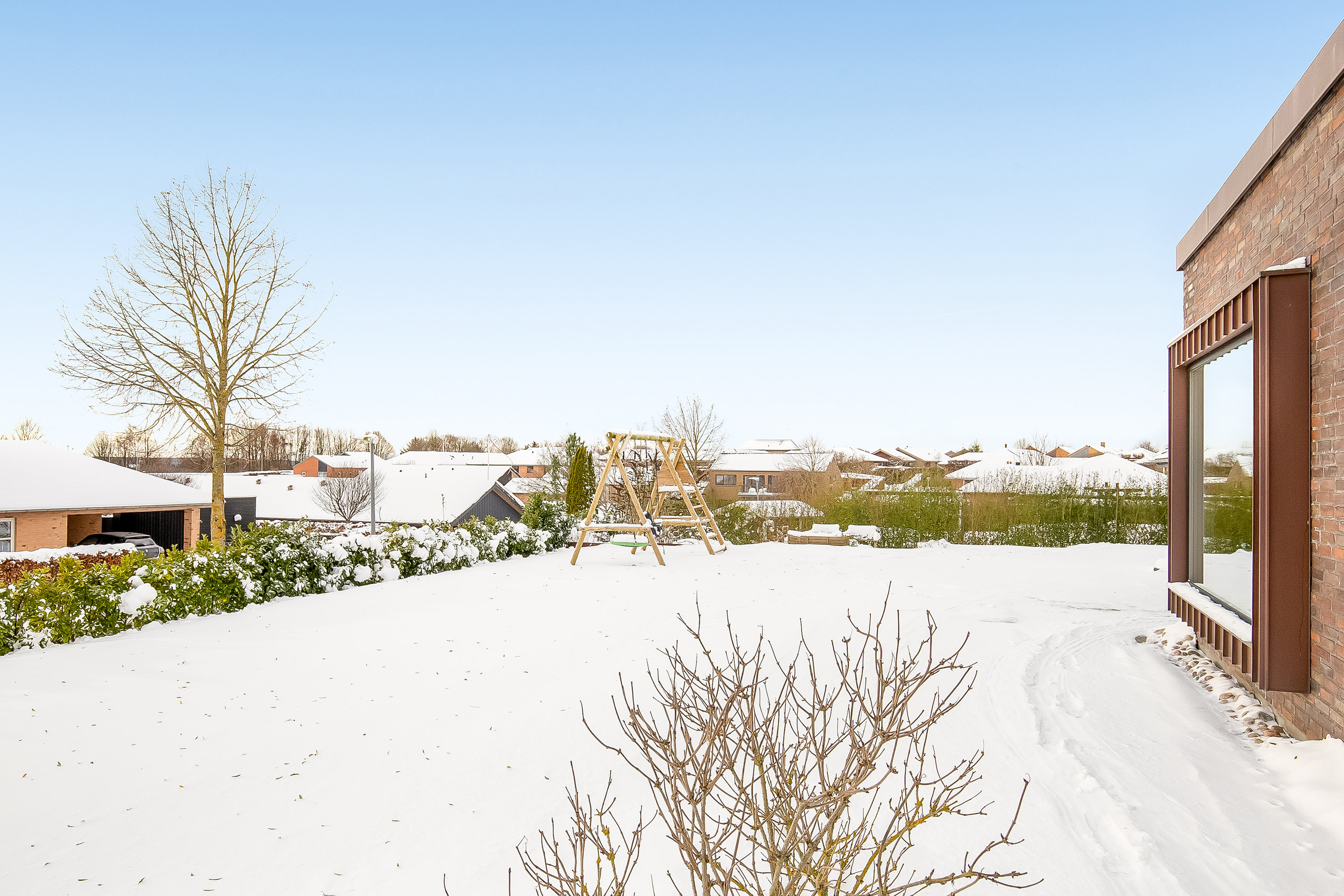 Fremhævet have billede i fuldskærmstilstand. Billede af Pilehaven 22, Bredballe, 7120 Vejle Øst