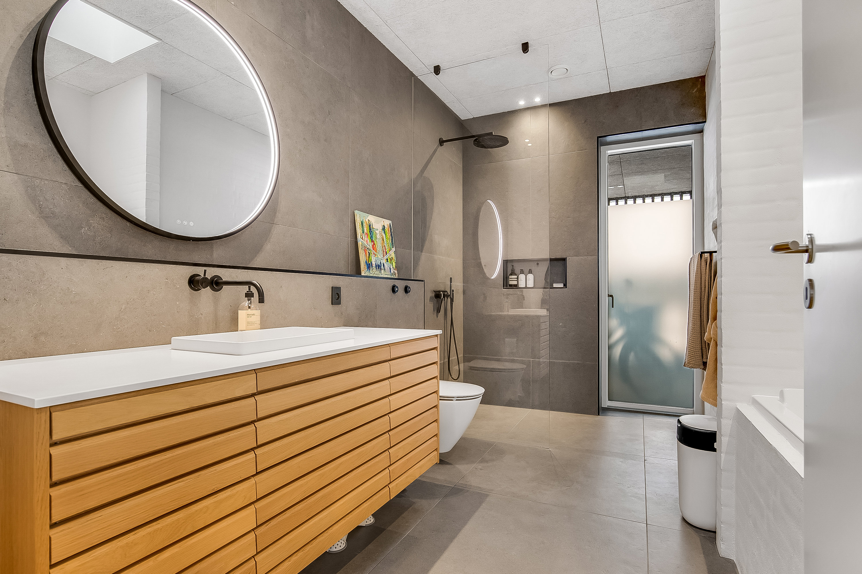 Fremhævet badeværelse billede i fuldskærmstilstand. Billede af Pilehaven 22, Bredballe, 7120 Vejle Øst