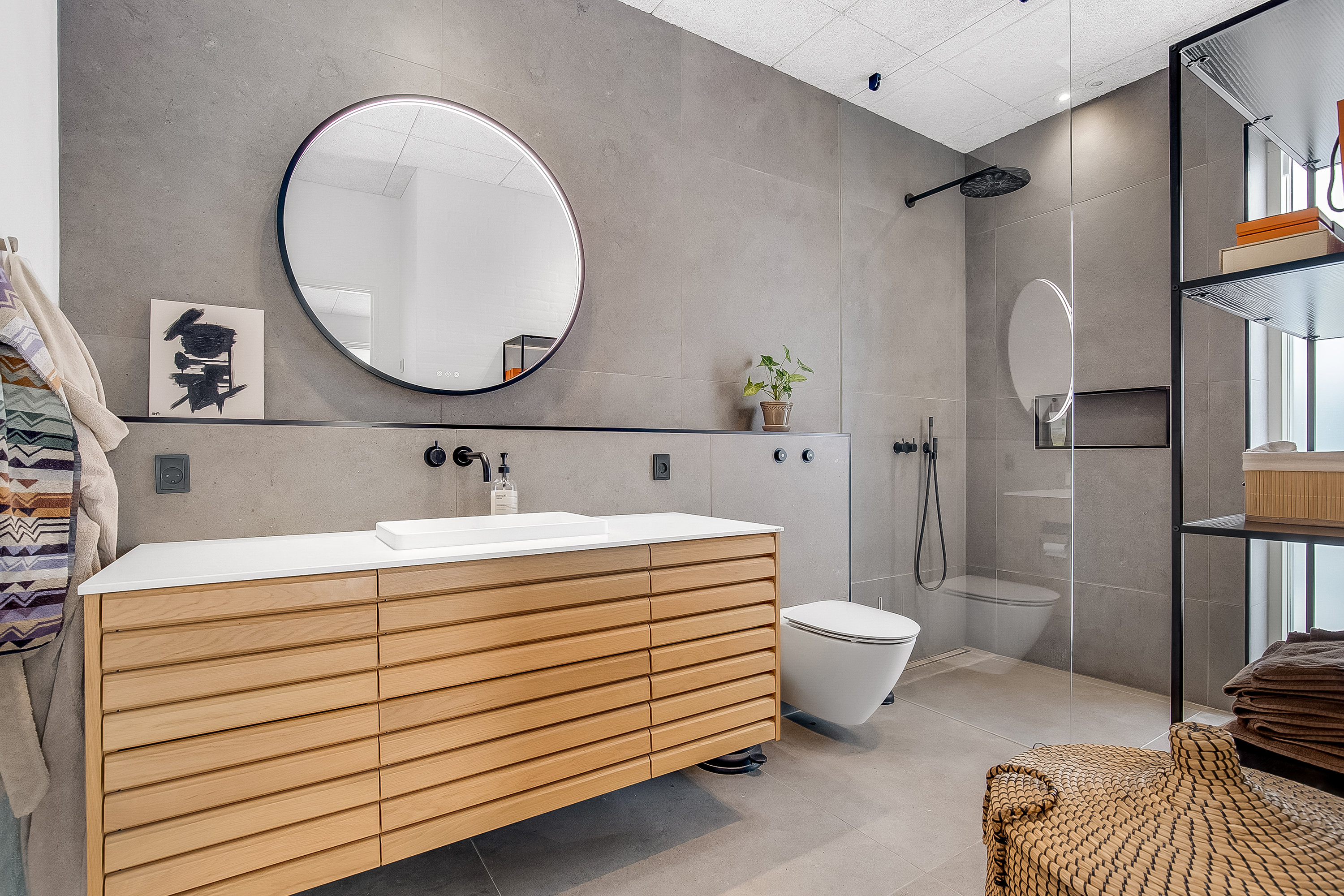 Fremhævet badeværelse billede i fuldskærmstilstand. Billede af Pilehaven 22, Bredballe, 7120 Vejle Øst