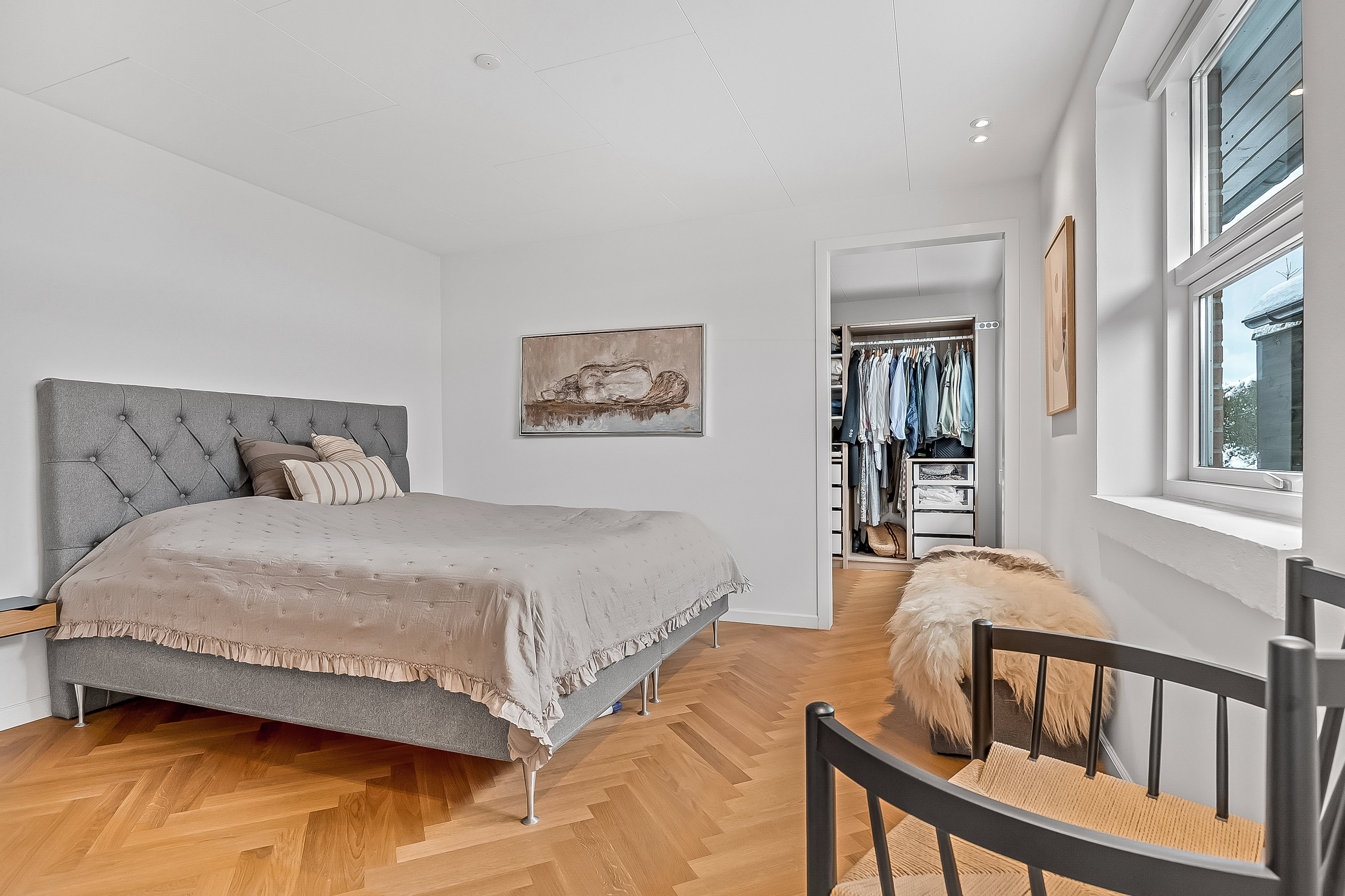 Fremhævet soveværelse billede i fuldskærmstilstand. Billede af Pallasvej 20, Uhrhøj, 7100 Vejle