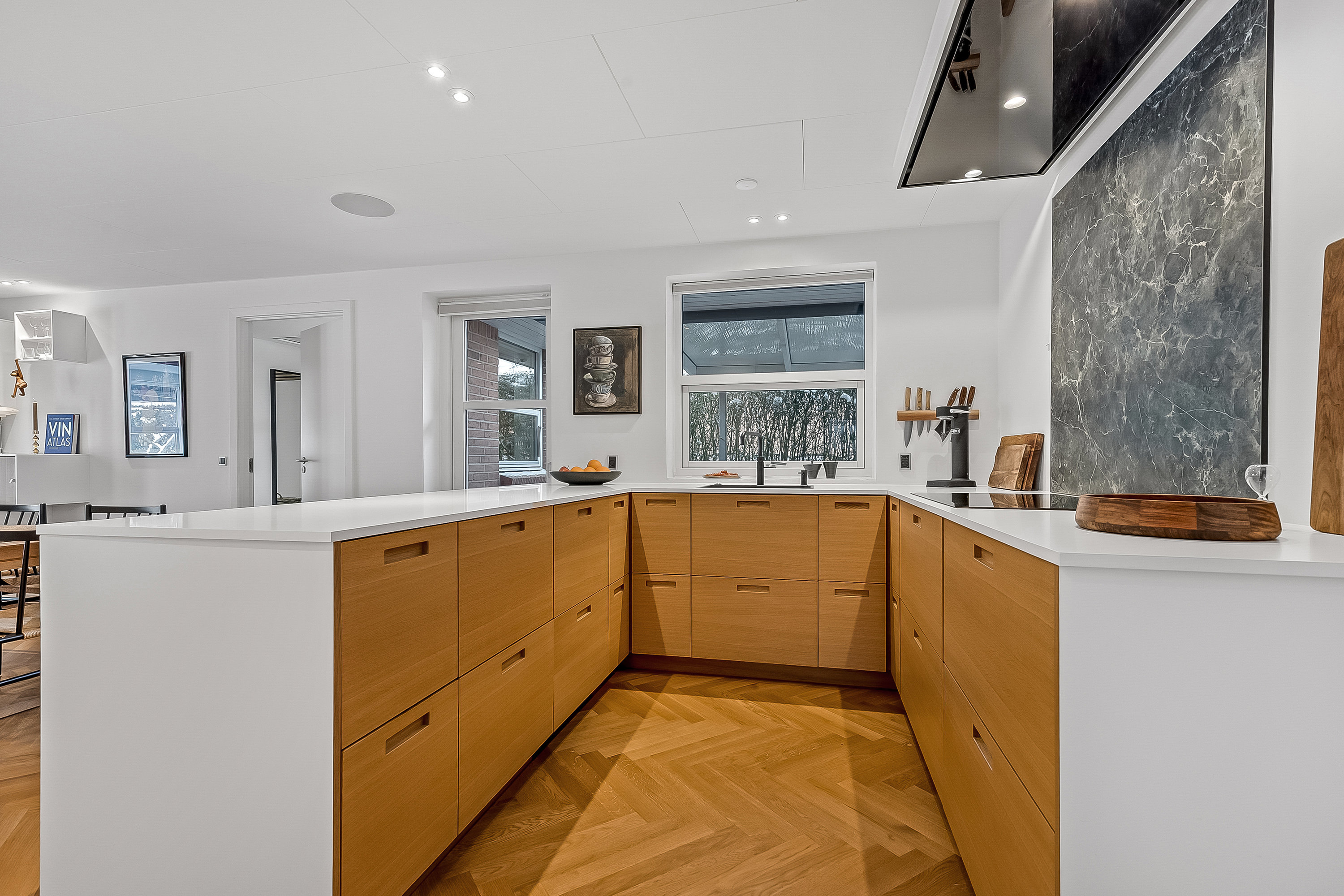 Fremhævet køkken billede i fuldskærmstilstand. Billede af Pallasvej 20, Uhrhøj, 7100 Vejle