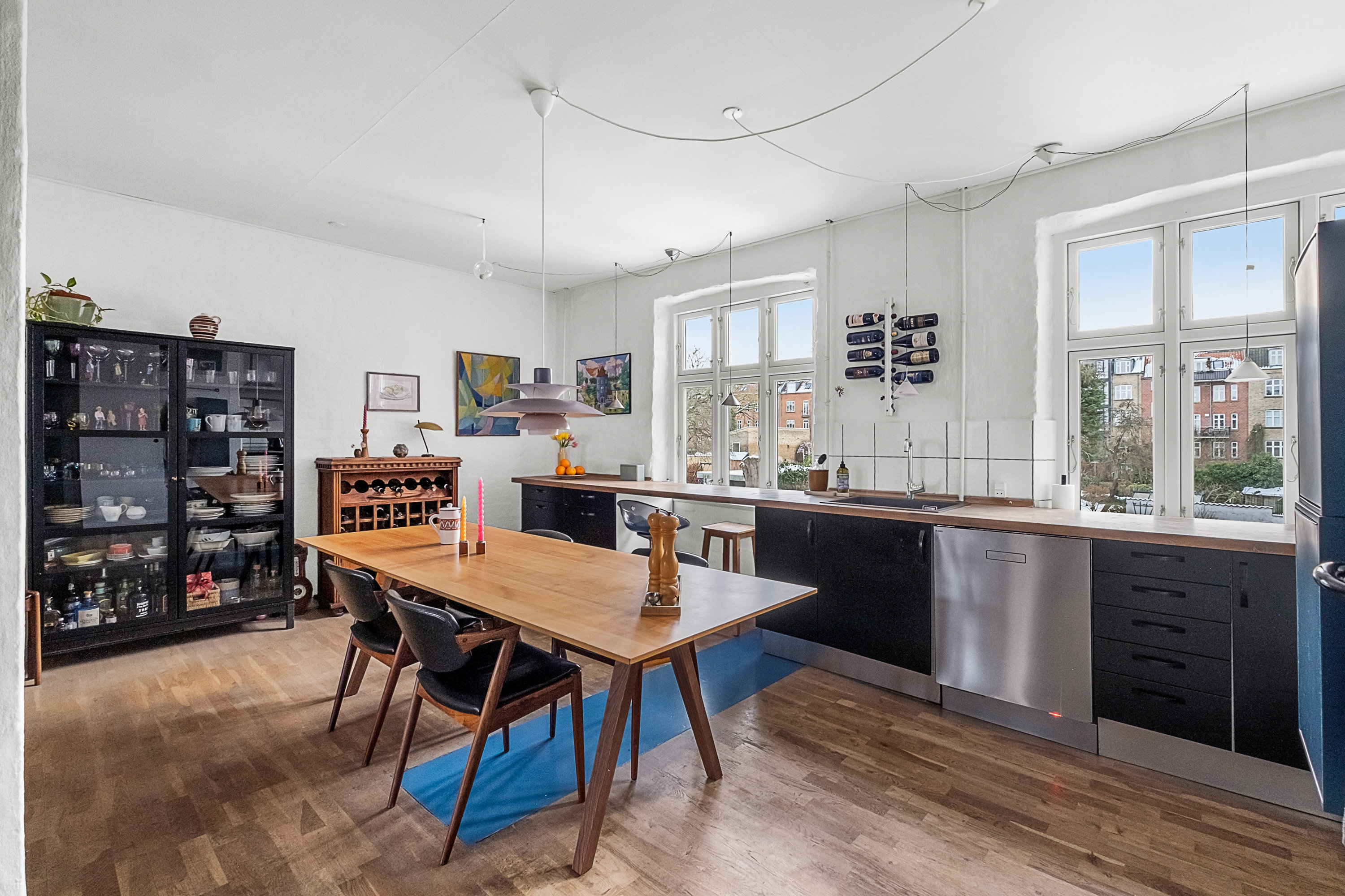 Fremhævet køkken alrum billede i fuldskærmstilstand. Billede af Skt. Pauls Gade 37, 8000 Aarhus C