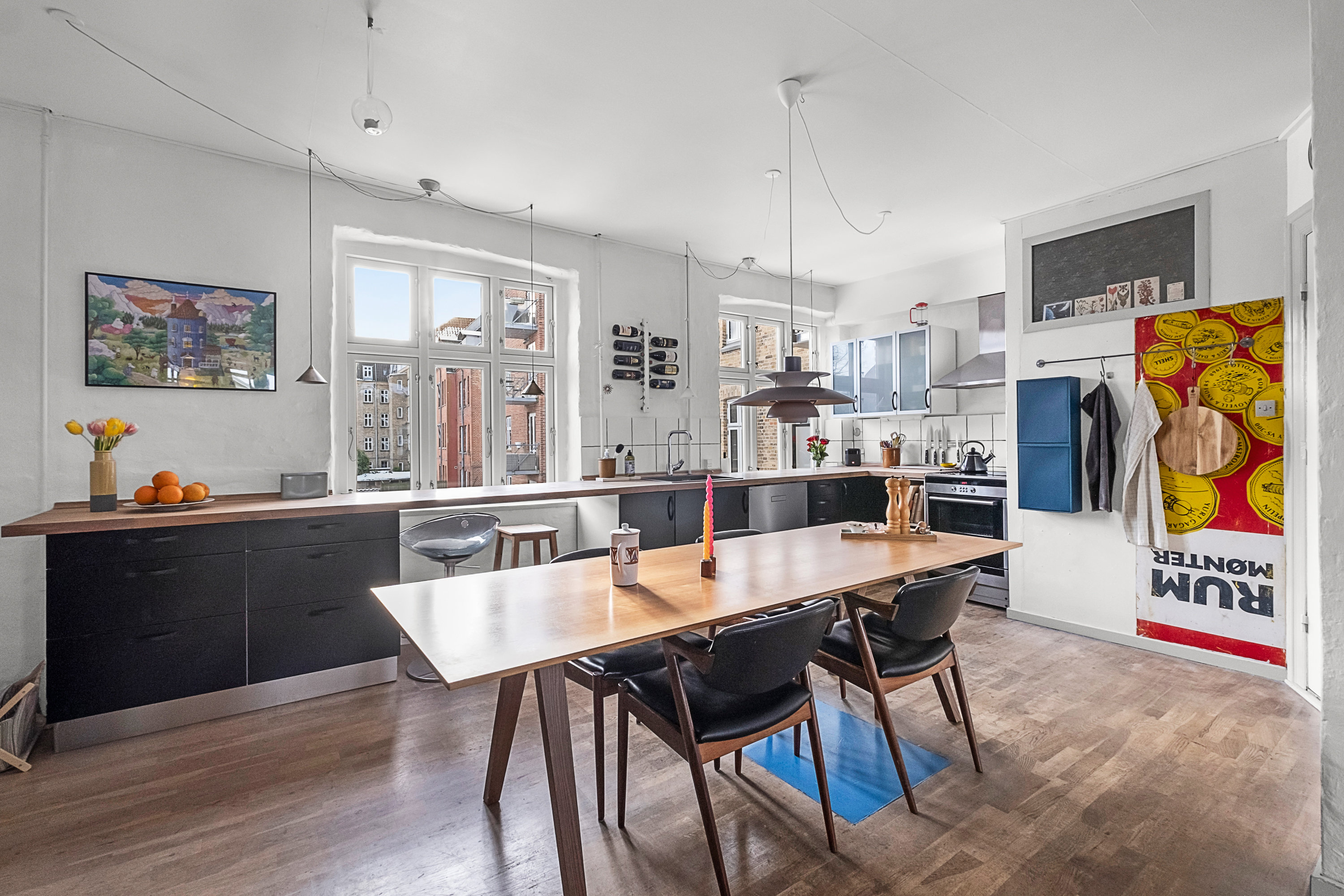 Fremhævet køkken alrum billede i fuldskærmstilstand. Billede af Skt. Pauls Gade 37, 8000 Aarhus C