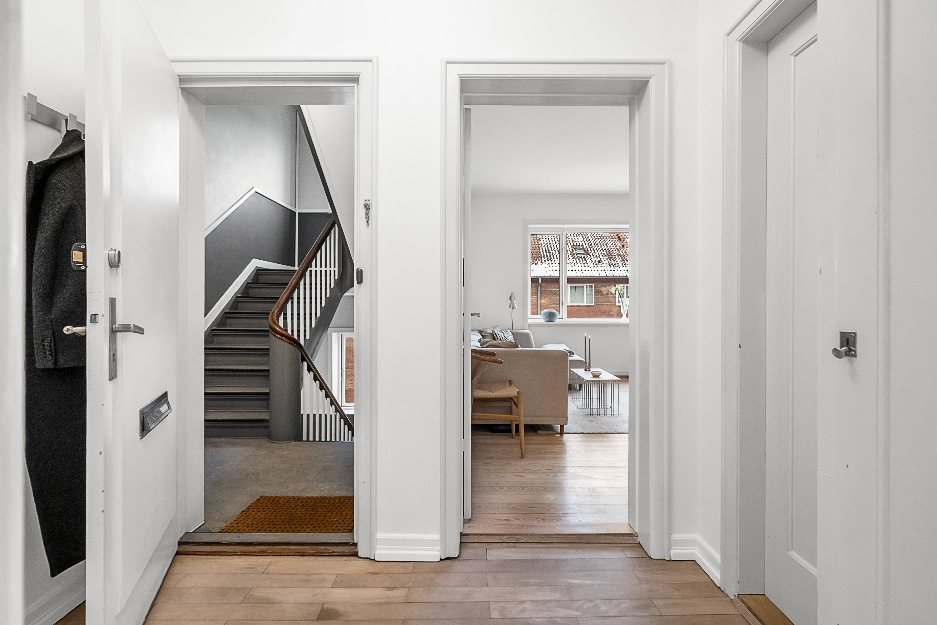 Fremhævet gang billede i fuldskærmstilstand. Billede af P.P. Ørums Gade 6, 2. tv., 8000 Aarhus C