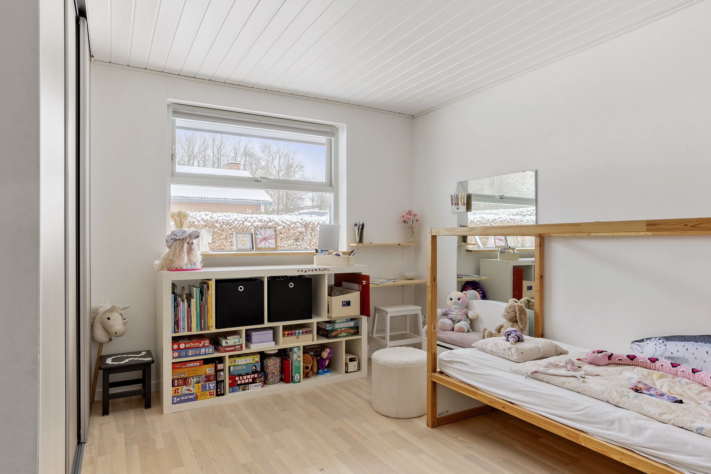 Fremhævet soveværelse billede i fuldskærmstilstand. Billede af Kokhaven 28, Genner, 6230 Rødekro