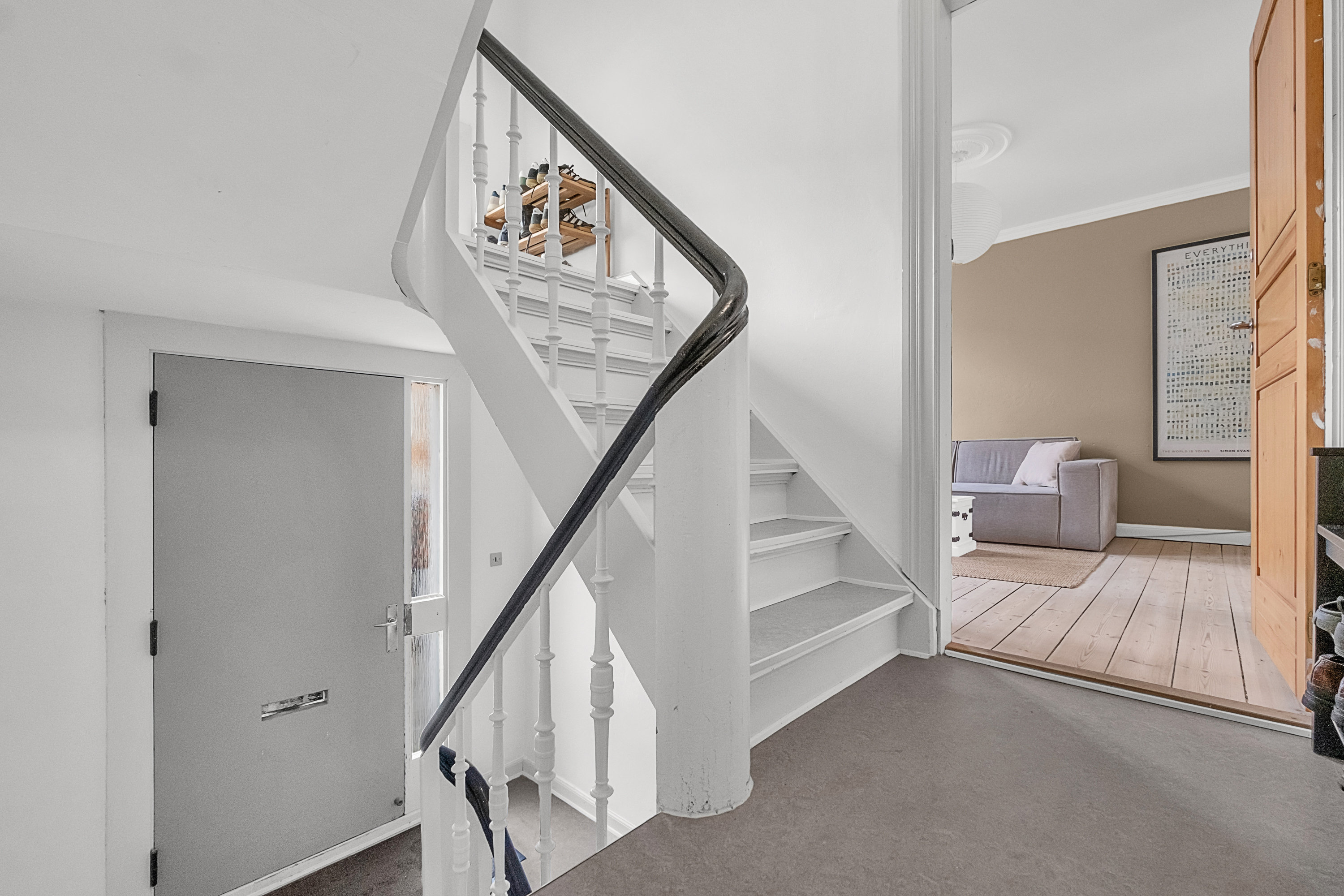 Fremhævet trappe billede i fuldskærmstilstand. Billede af Skt. Pauls Gade 37, 8000 Aarhus C