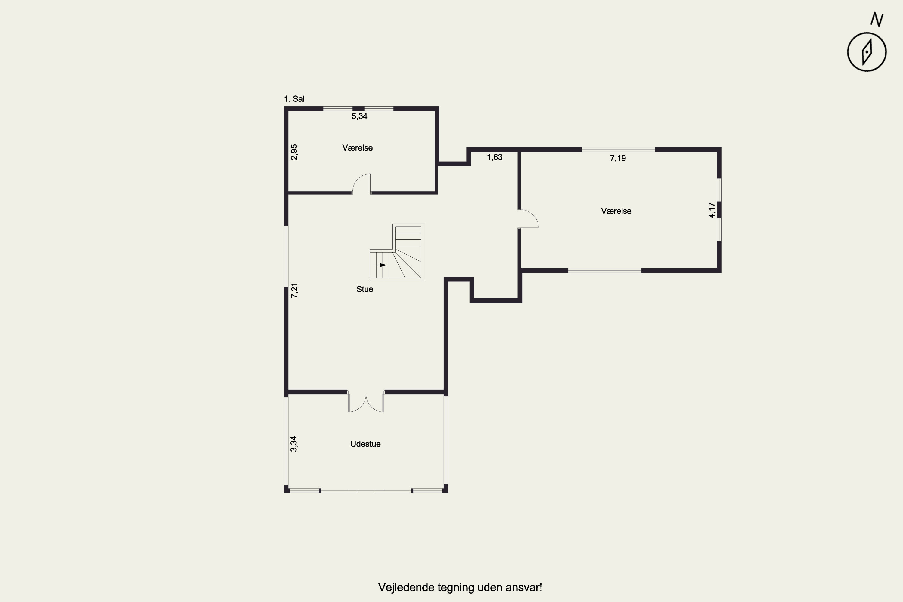 Plantegninger billede af Hedebovej 3, Heden, 5750 Ringe