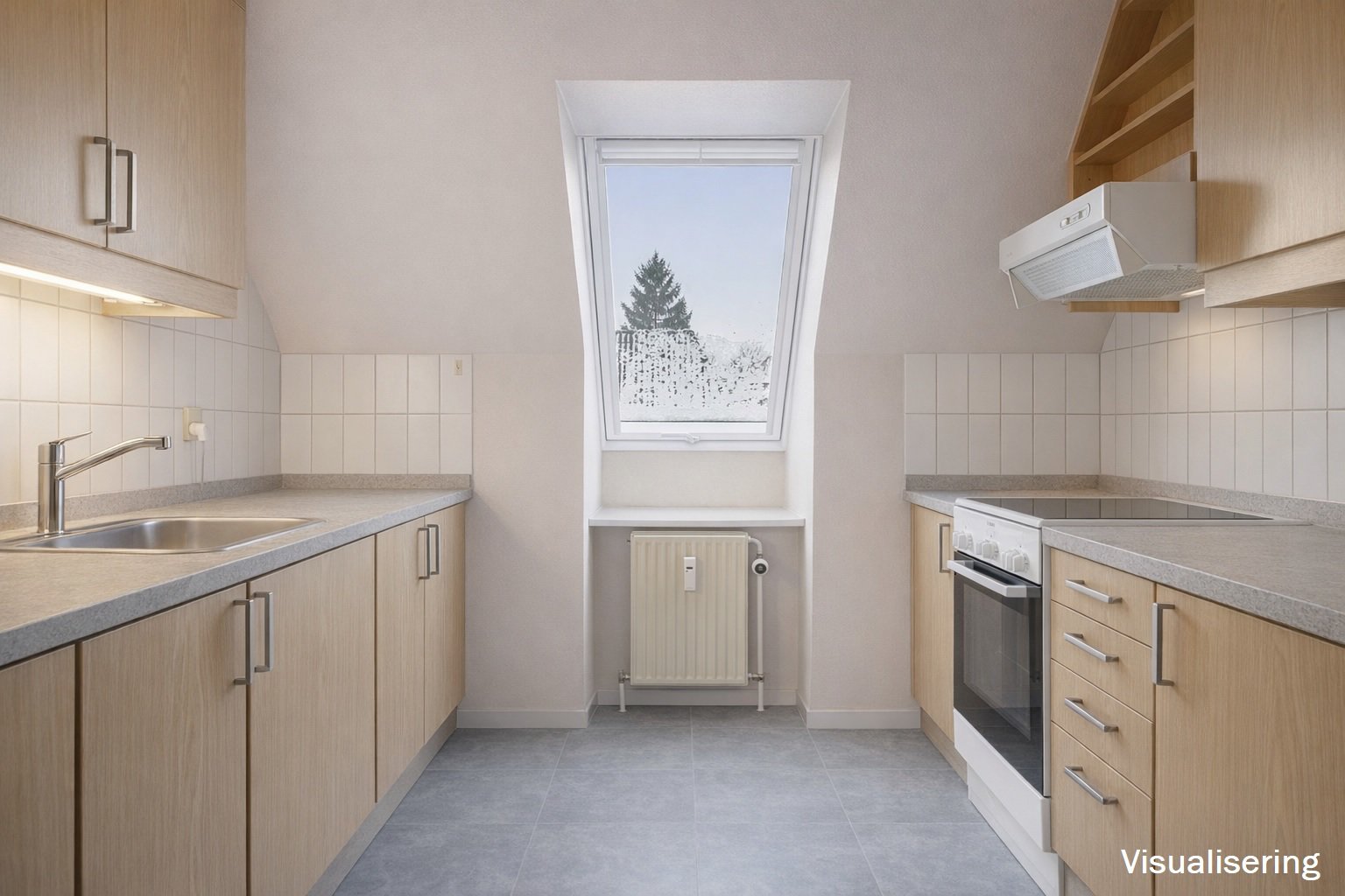 Fremhævet  billede i fuldskærmstilstand. Billede af Sorgenfri 2, 2. tv., 6100 Haderslev