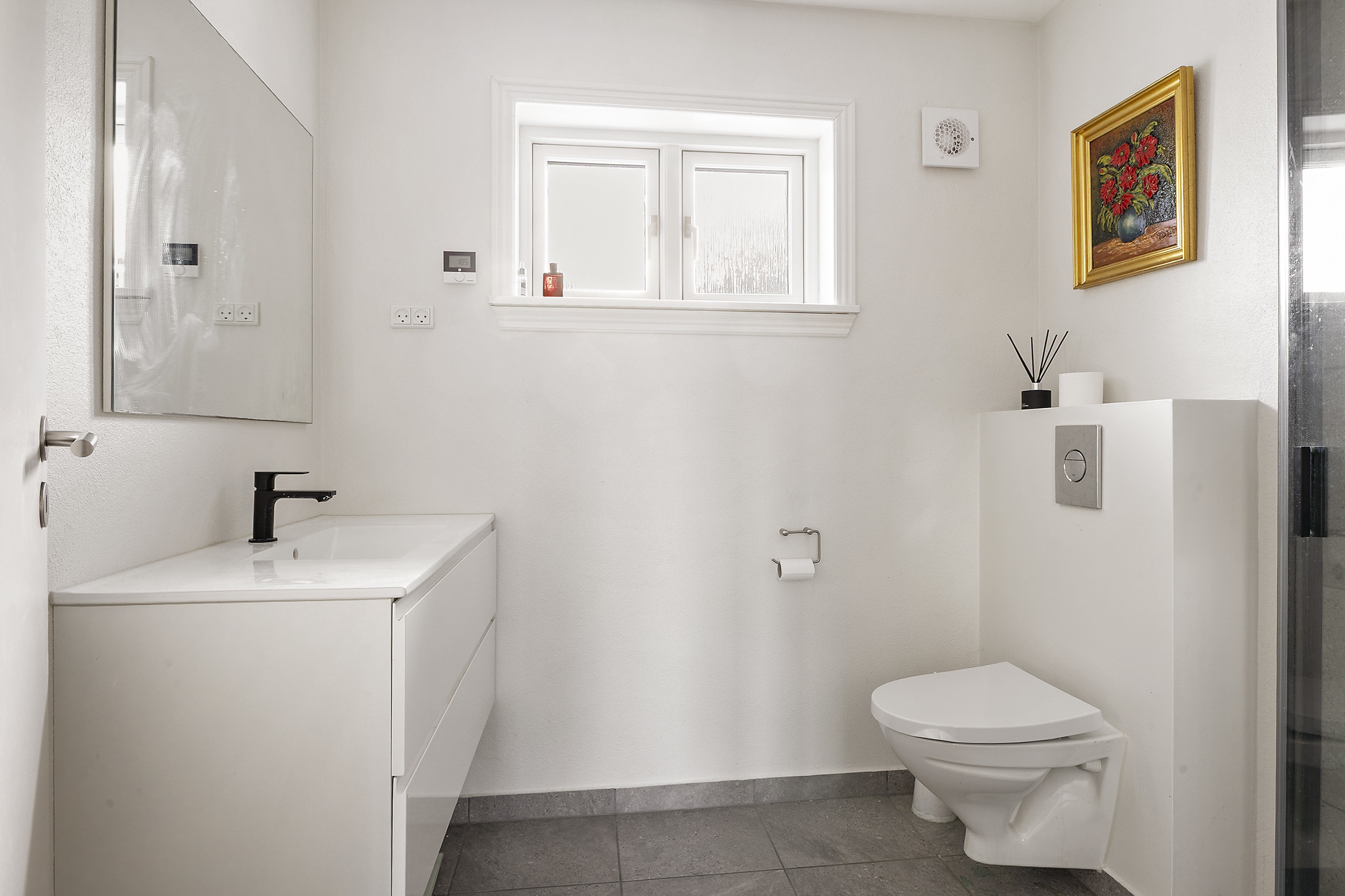 Fremhævet badeværelse billede i fuldskærmstilstand. Billede af Ribevej 31, Sdr Hygum, 6630 Rødding