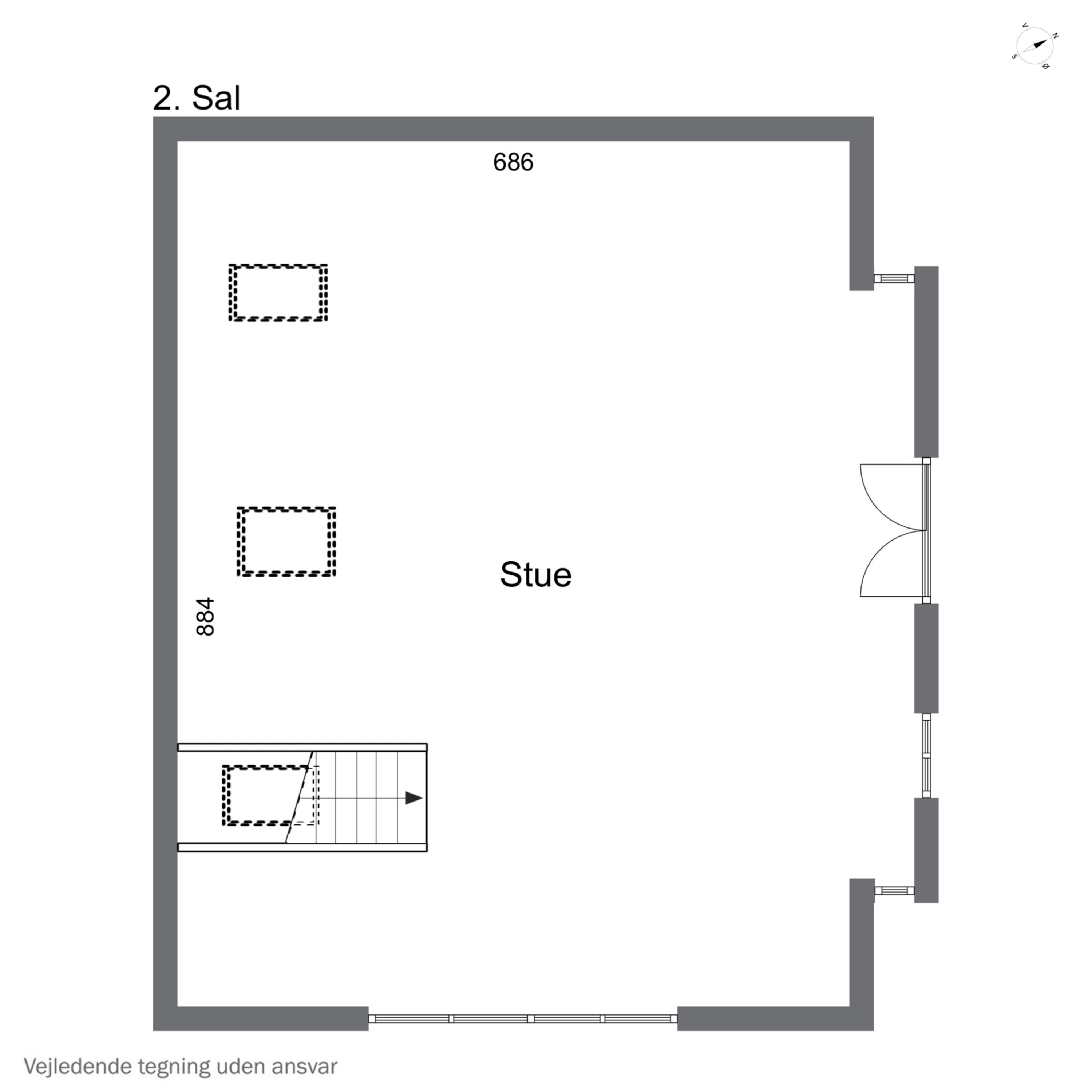 Plantegninger billede af Thorkildsgade 17, 1., 5000 Odense C