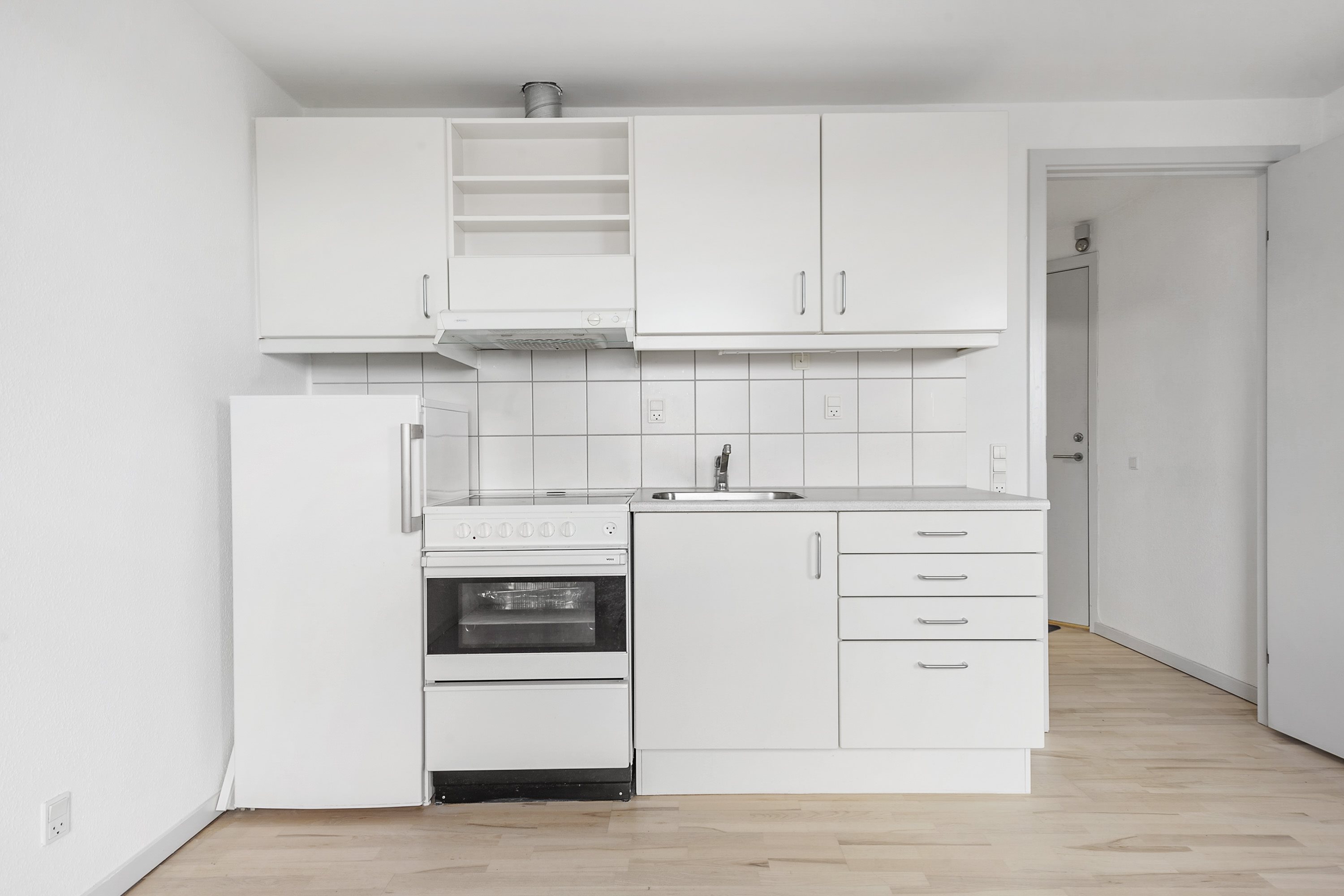 Fremhævet køkken billede i fuldskærmstilstand. Billede af Frederiks Allé 28, 3. l., Aarhus C, 8000 Aarhus C