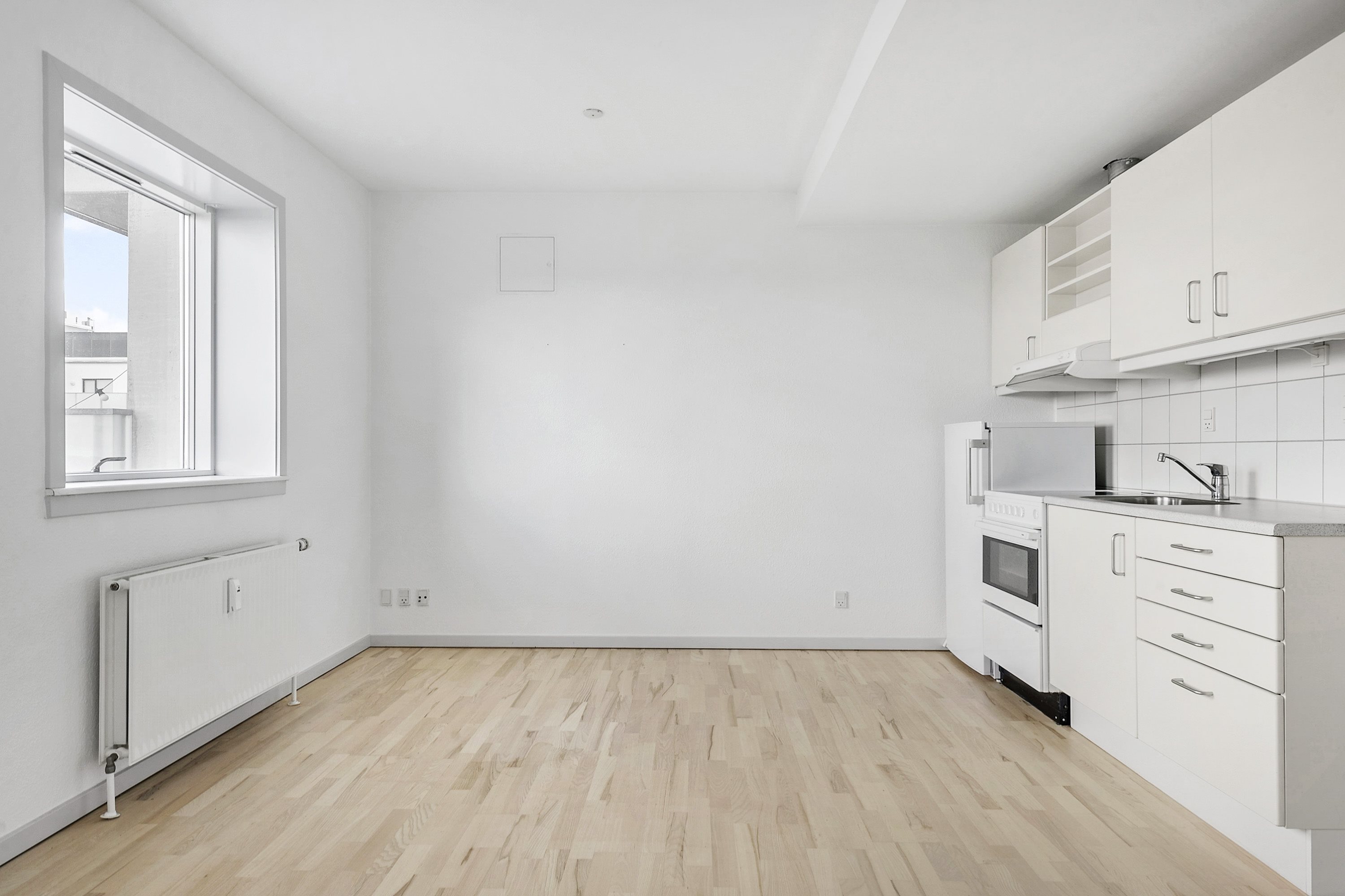 Fremhævet køkken billede i fuldskærmstilstand. Billede af Frederiks Allé 28, 3. l., Aarhus C, 8000 Aarhus C