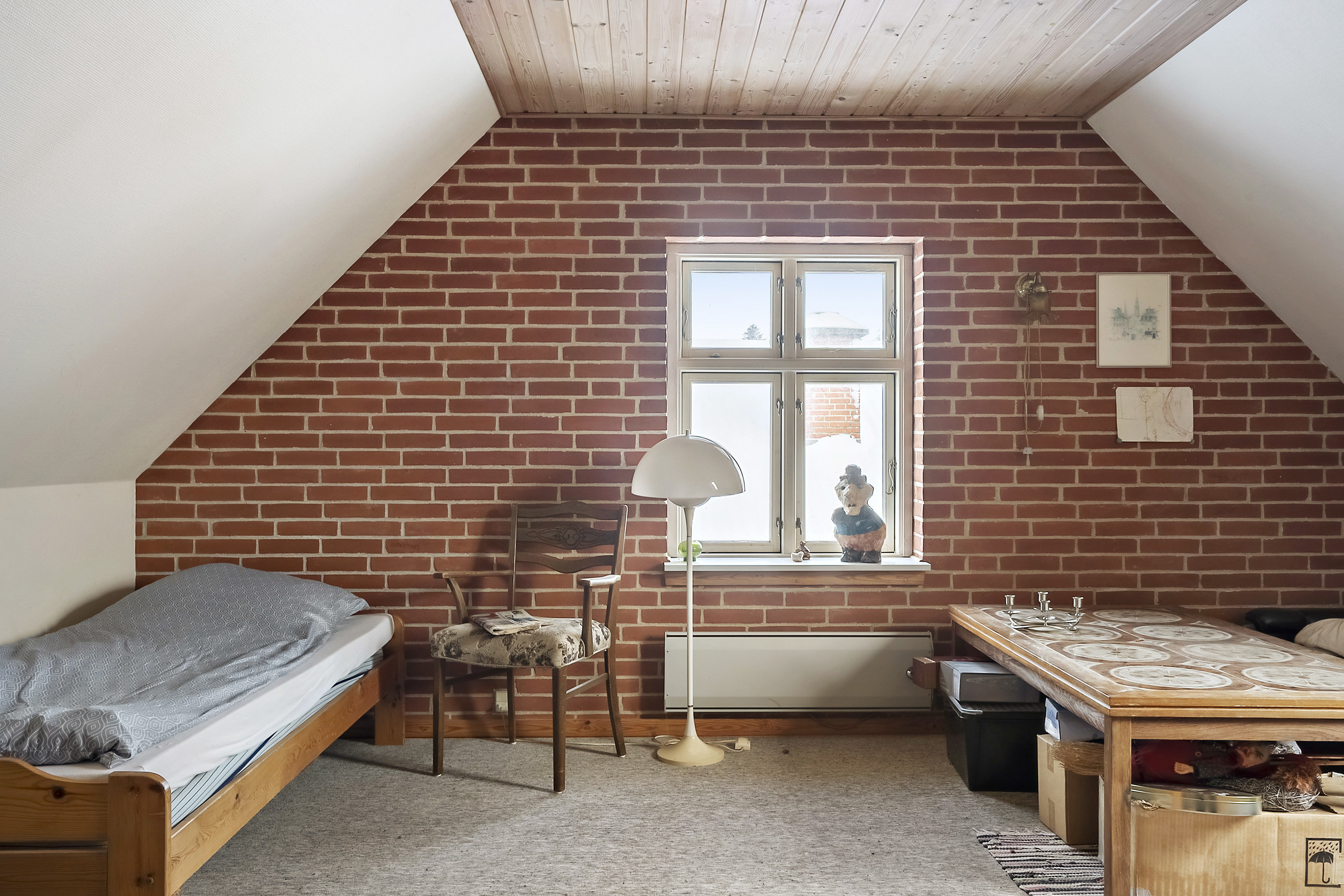 Fremhævet soveværelse billede i fuldskærmstilstand. Billede af Rødevej 4, Humlum, 7600 Struer