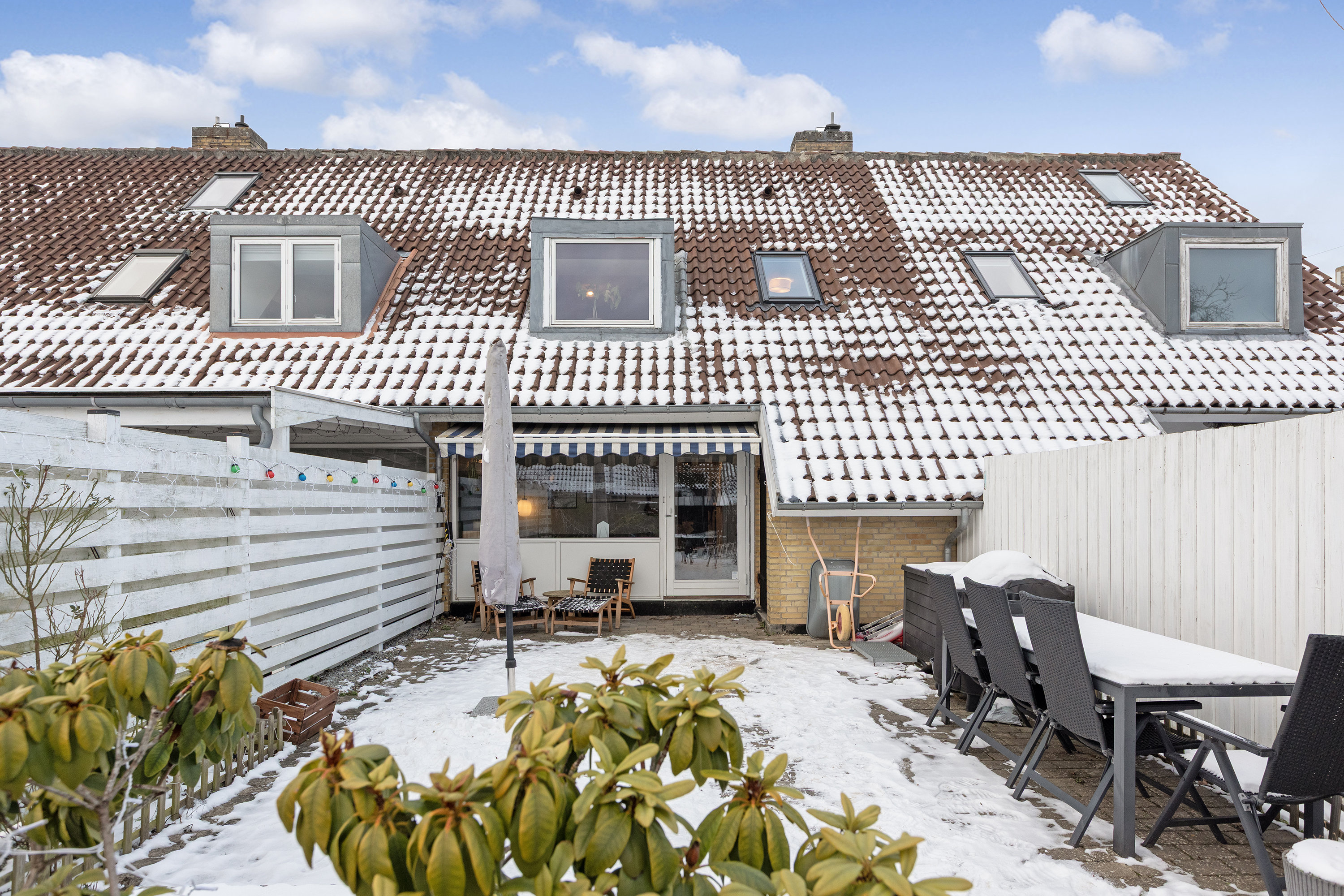 Rækkehus: Set fra haven på Bøgesvinget 42, 2740 Skovlunde