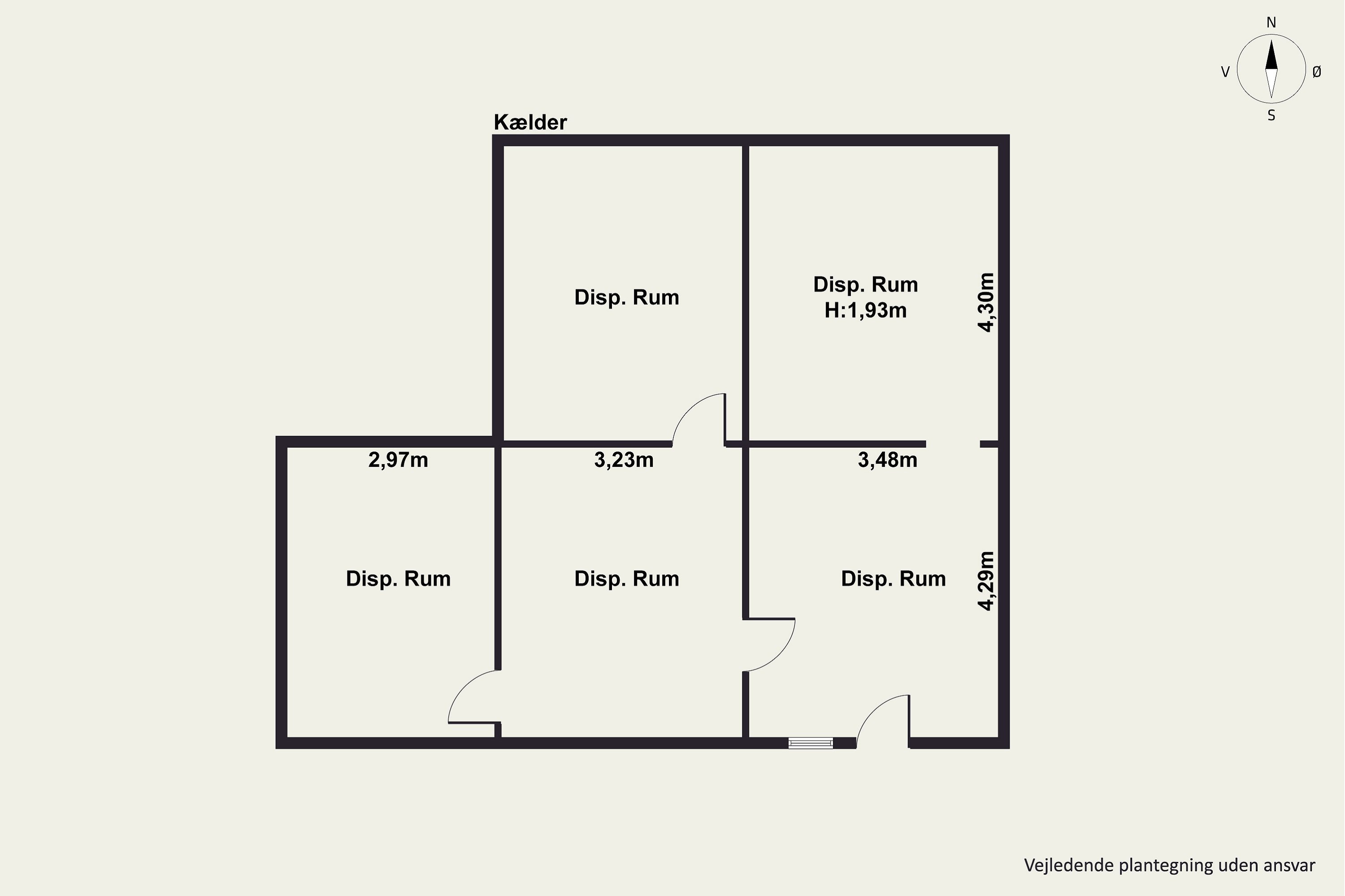 Plantegninger billede af Langgade 14, Vivild, 8961 Allingåbro